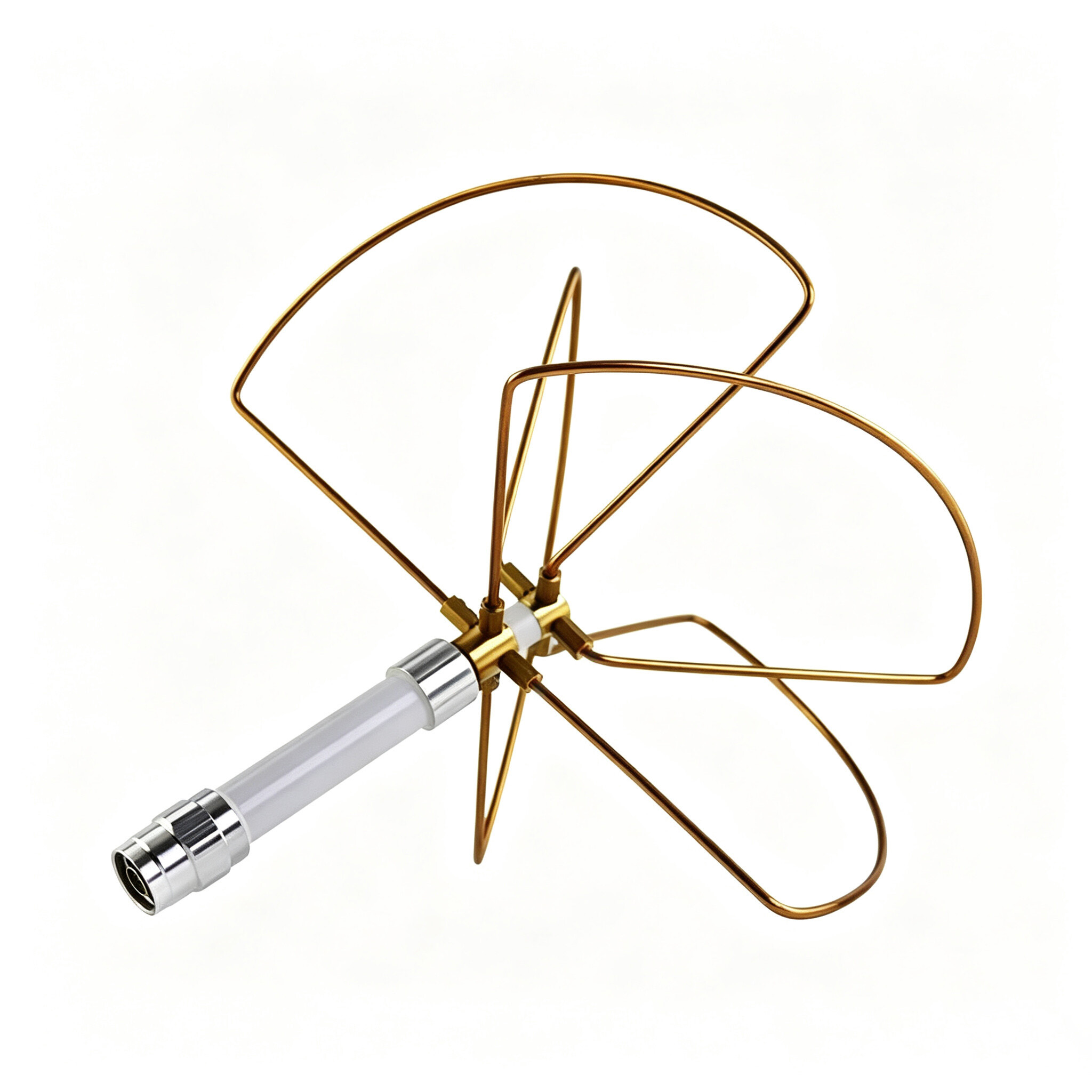 ZKT Waterproof  Four Leaf Clover Fiberglass Antennas Long Range 720-850MHz 850-970MHz Omnidirectional N Male