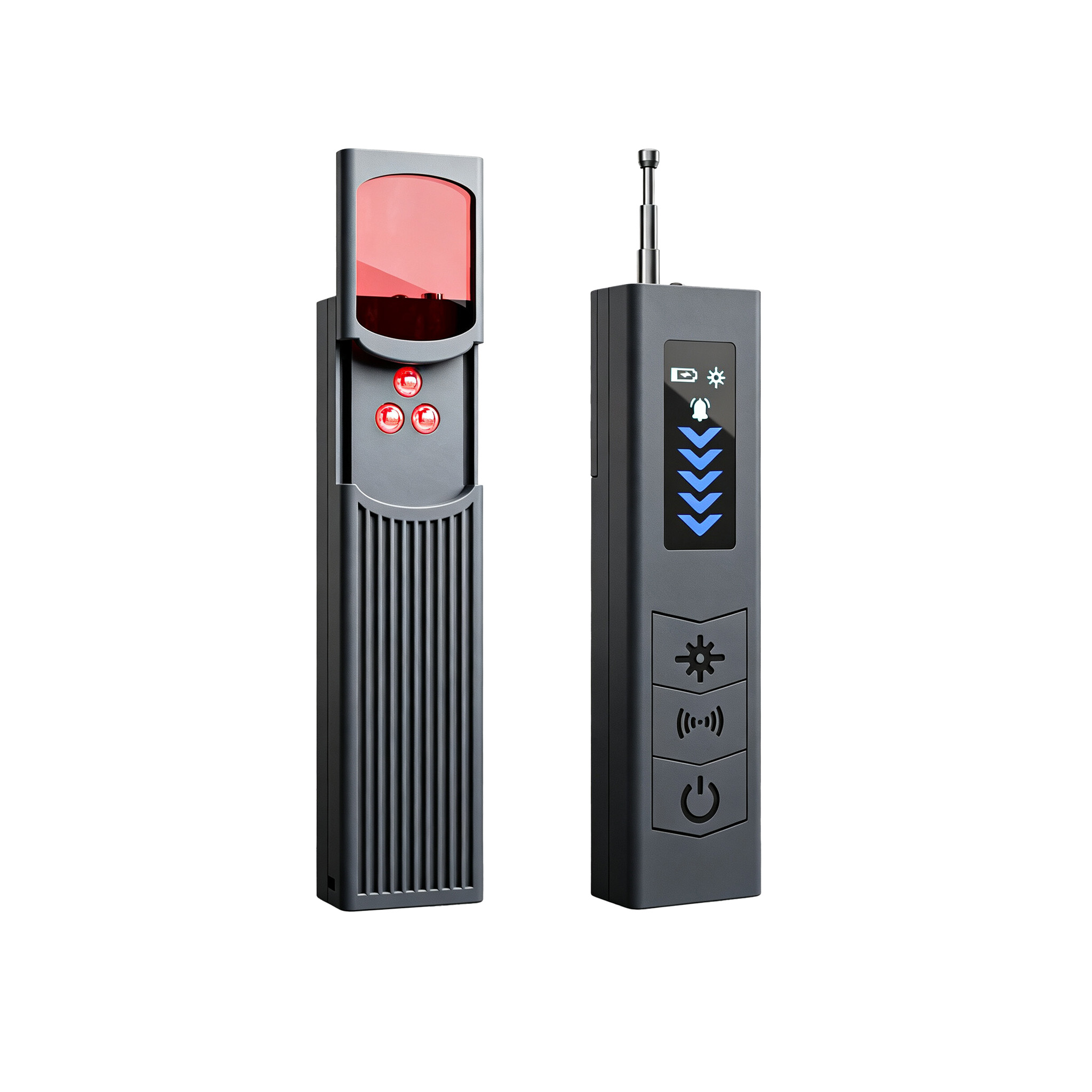 ZKT Hidden Camera Detector, 4 Modes Privacy Protection Detector Infrared Detection Portable Safety Tool for Travel, Hotel