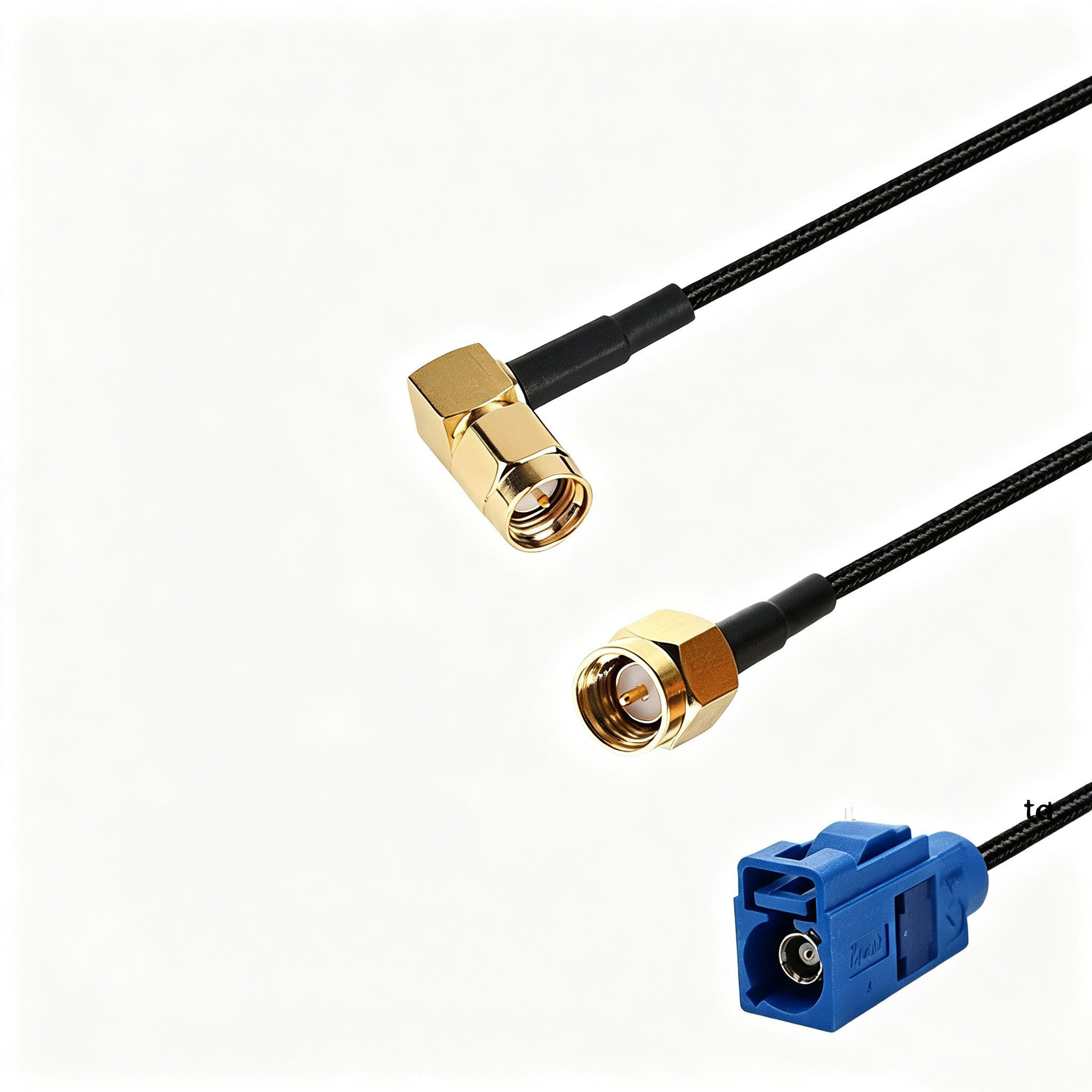 ZKT 4G LTE WiFi BD GPS/GNSS Active Combo Antenna RG174 3M Cable, SMA/FAKRA Connector for LoRa LPWAN