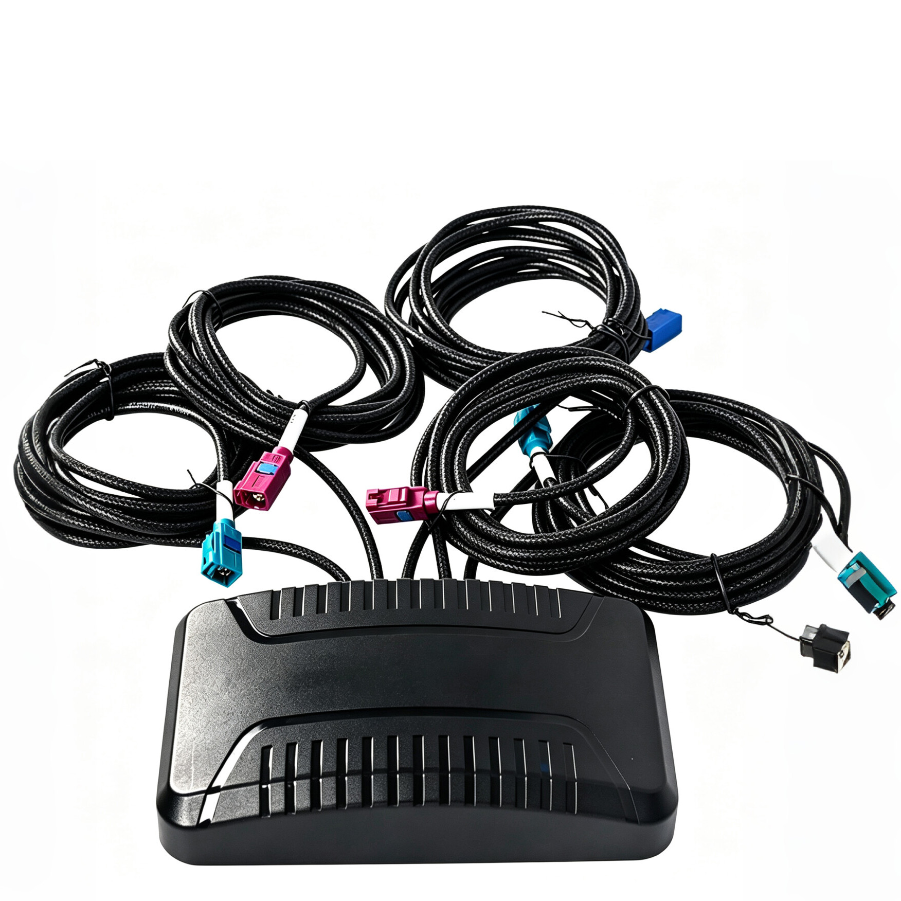 ZKT Vehicle‑Mounted 5‑in‑1 Combo Antenna, 2.4GHz WiFi + LTE + Dual‑GPS High Gain Combined Automotive Antenna