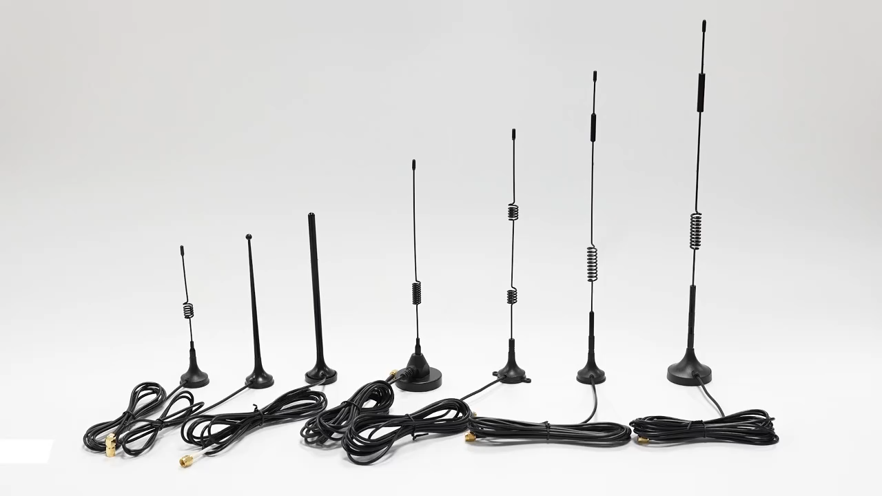 ZKT 4dBi 4G NB‑IoT Magnetic Dipole Antenna 3M SMA Male For Industrial IoT