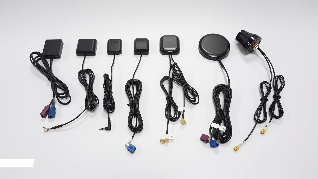 ZKT Vehicle‑Mounted 5‑in‑1 Combo Antenna, 2.4GHz WiFi + LTE + Dual‑GPS High Gain Combined Automotive Antenna