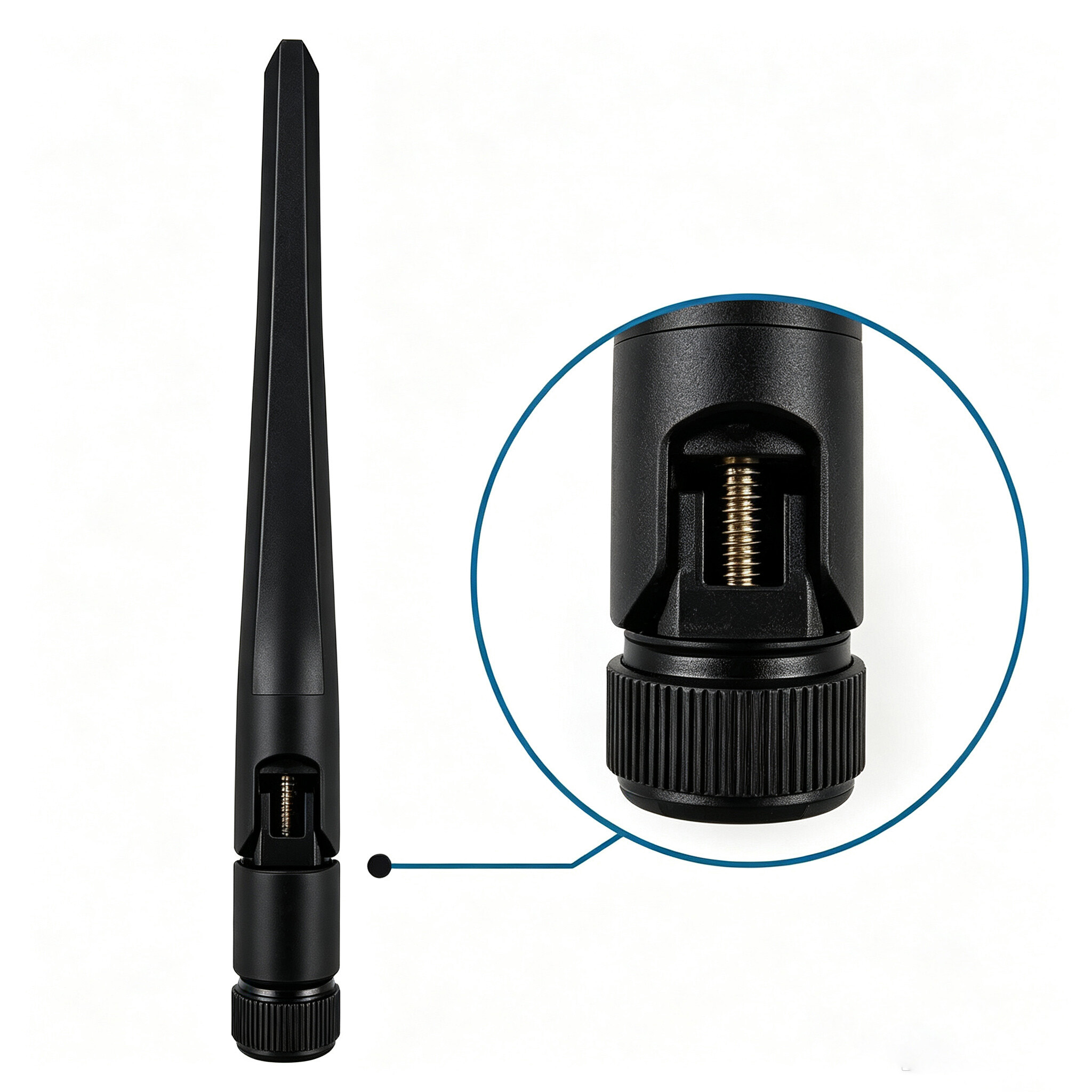 ZKT 2.4G&5.8G Dual-Band Rubber Duck Antenna Wi-Fi 3dbi Gain Vertical for Communication Applications