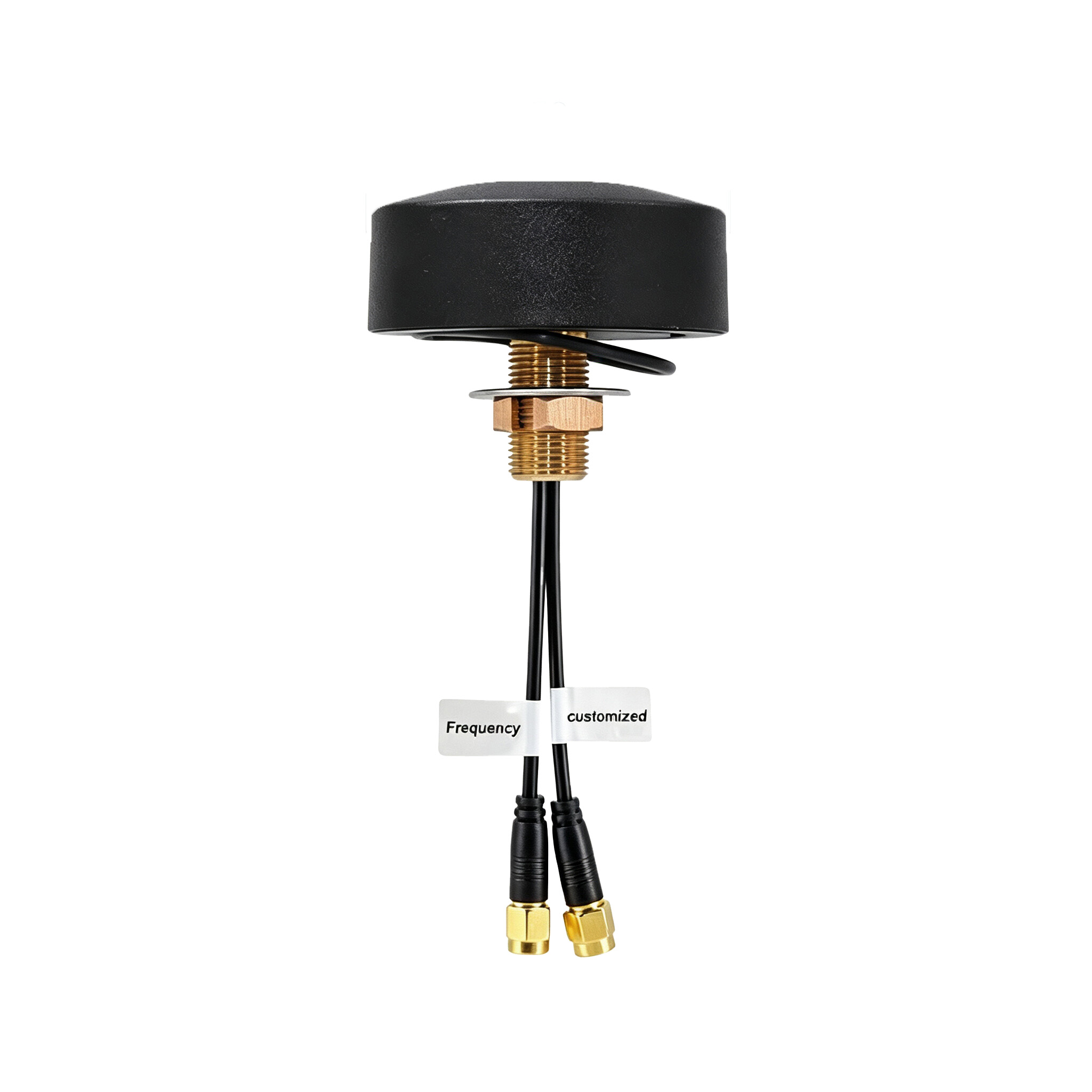 ZKT High Gain Combo External Antenna Waterproof Omni-Directional Screw Mount MIMO Outdoor 2-in-1 GPS/GSM 2.4G 3G LTE 4G 5G 