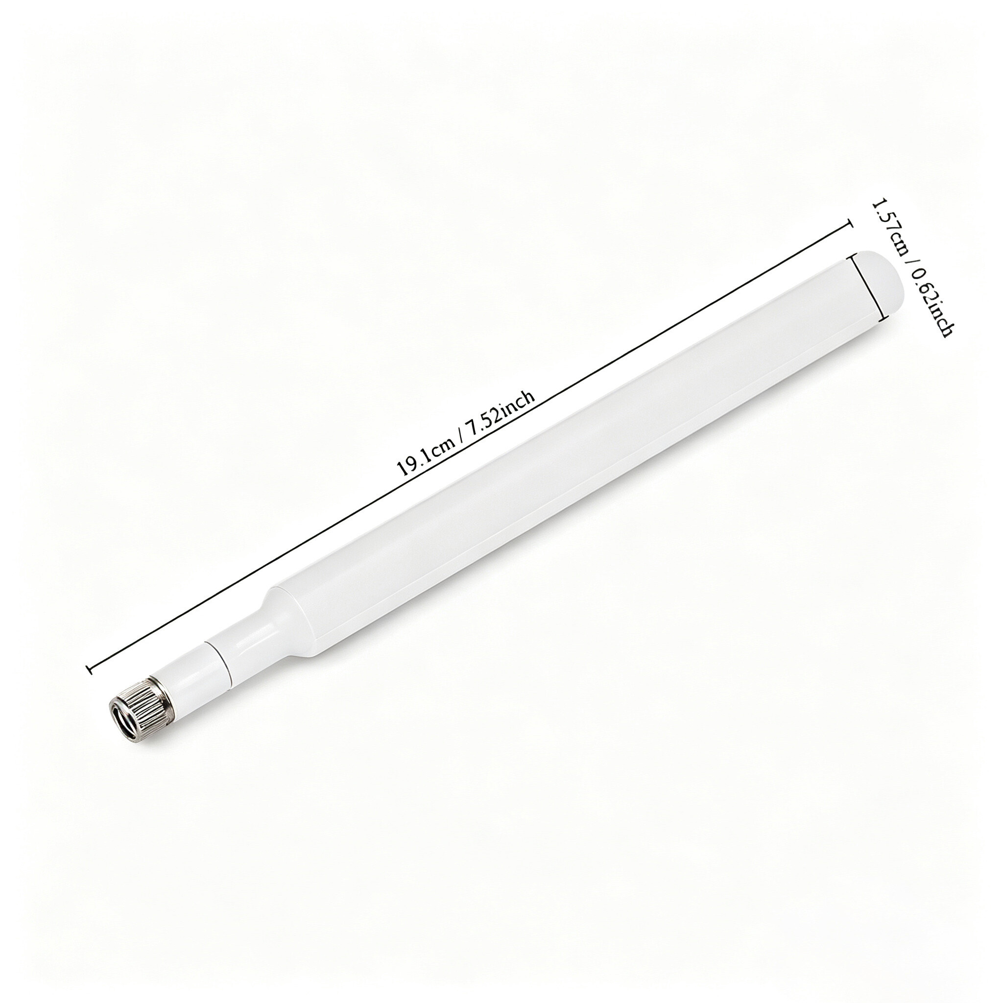 ZKT 2.4GHz/5.8GHz Dual-Band Rubber Duck External Antenna, 6dBi SMA Antenna for Wireless Communication