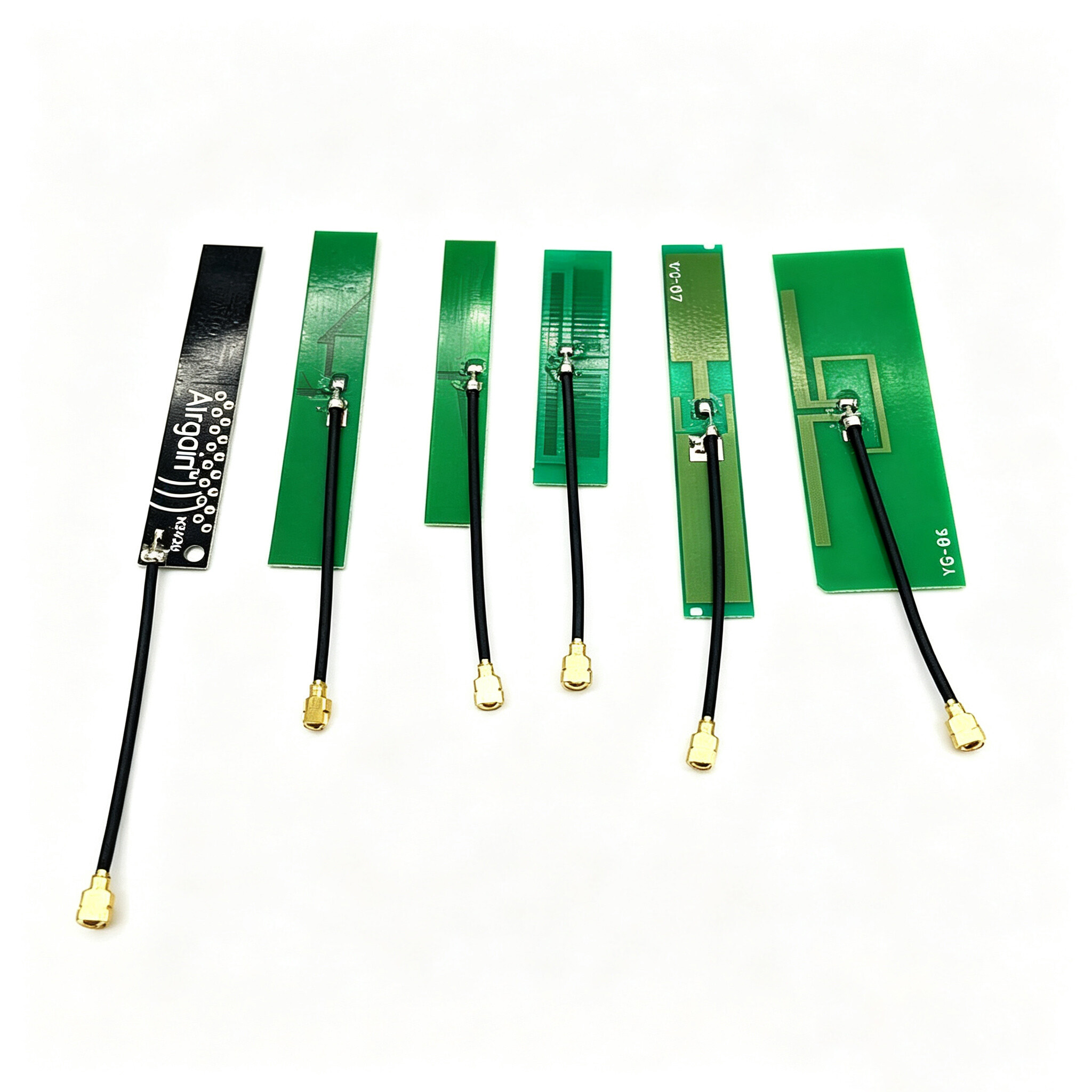  ZKT Internal Flexible WIFI FPC PCB Antenna Built-in 2.4G 5.8G 1.13 Coaxial Cable U.FL Connector Communication Antennas