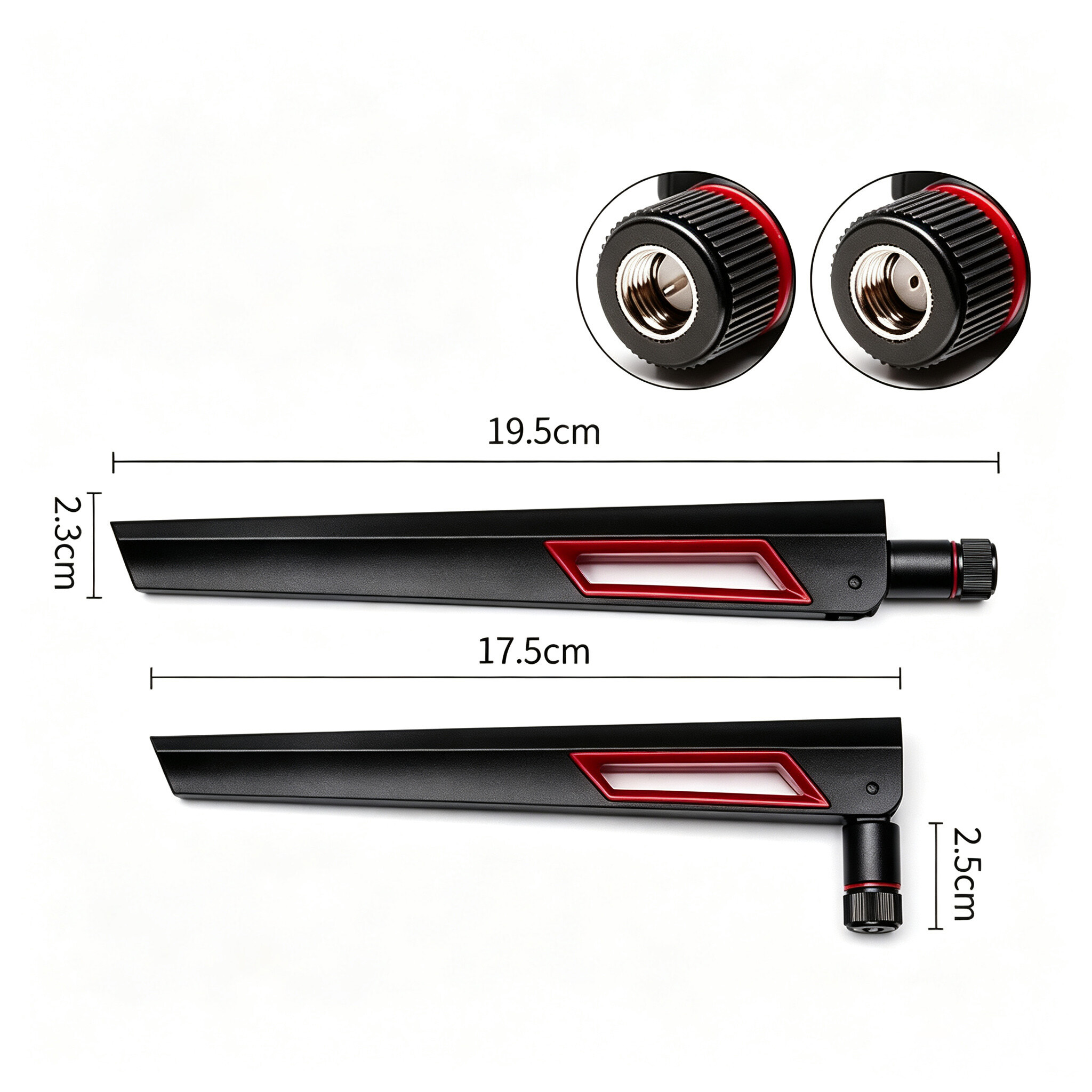 ZKT High Gain Dual Band Wifi Antenna 5G/2.4G/5.8G  for PC Desktop Computer PCI-E WiFi 6E Network Card USB Bluetooth