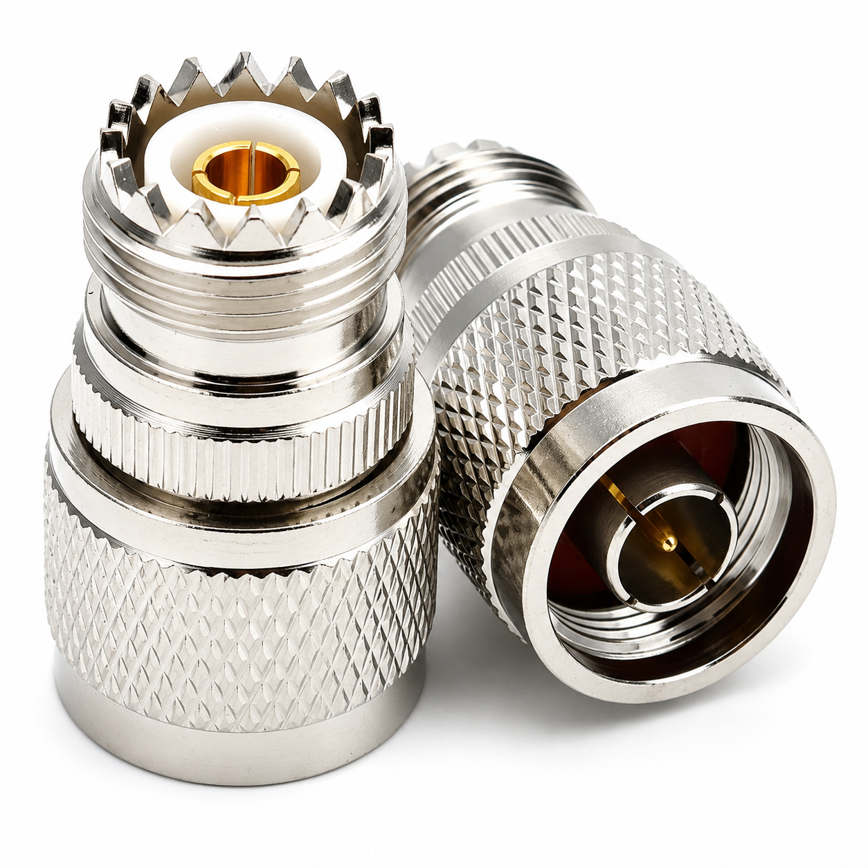 ZKT N Type Male to UHF Female RF Coaxial Adapter Antenna Connector