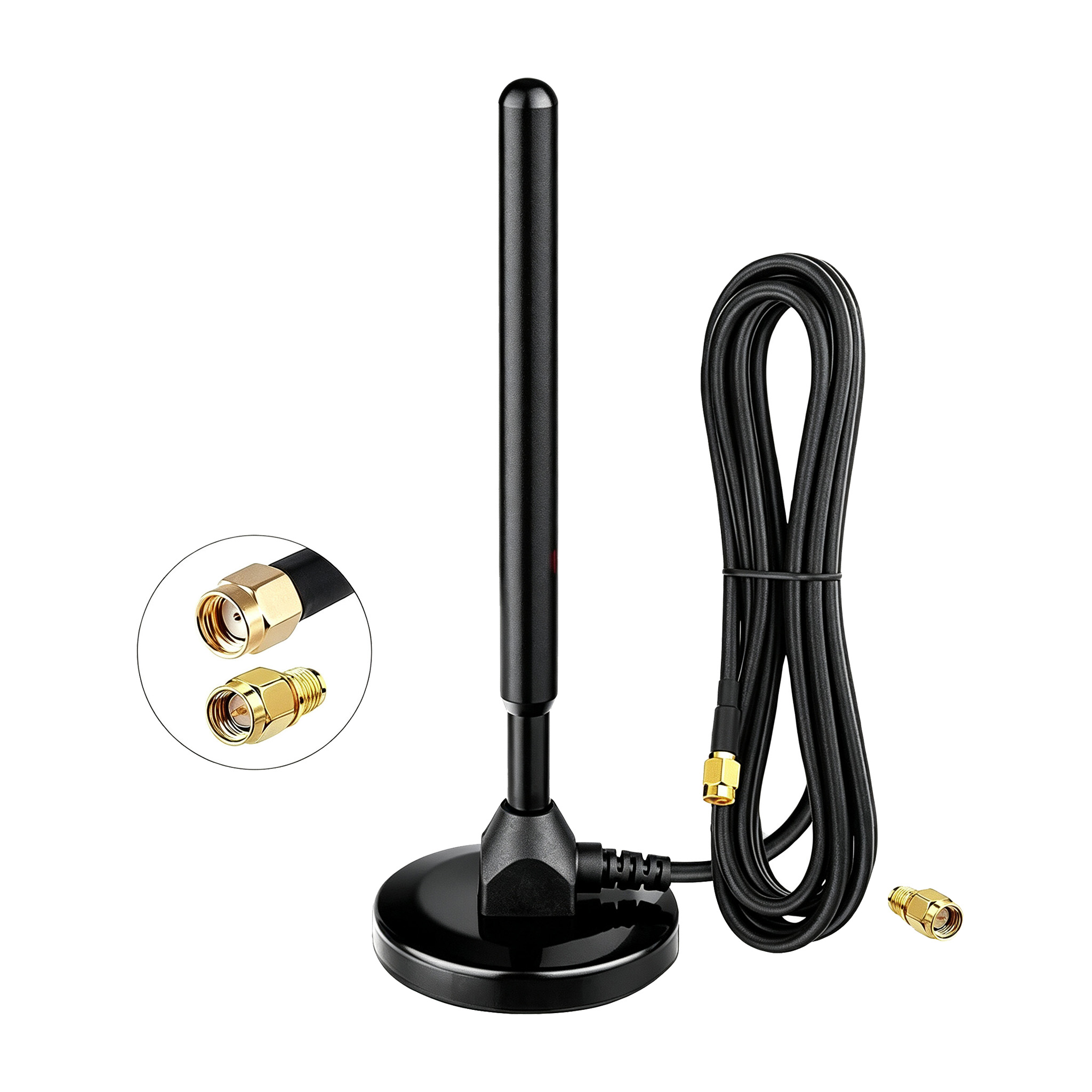 Waterproof Suction Cup  Strengthen Magnet Base Pure Copper 915MHZ LoRa Gateway Antenna 