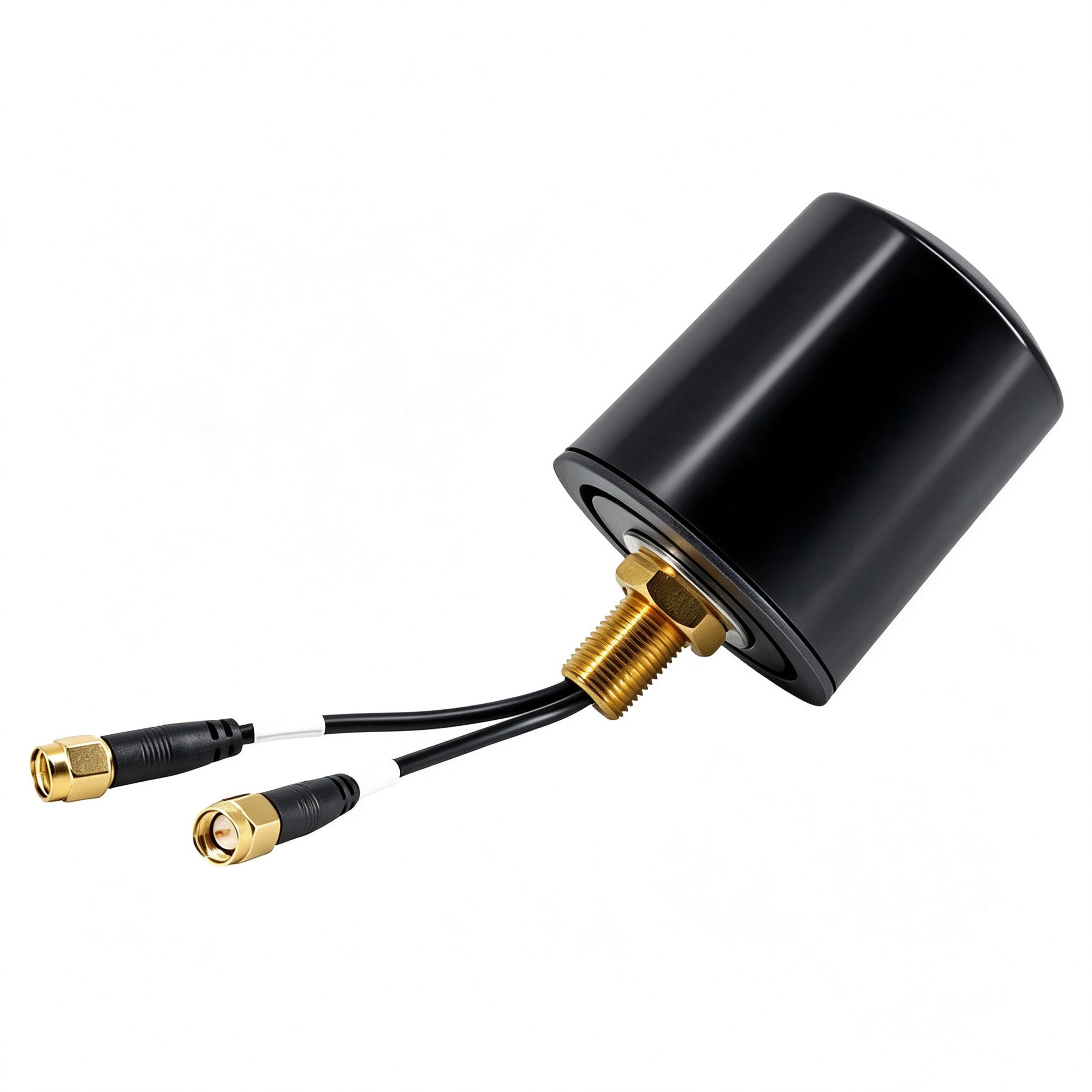 ZKT Waterproof Combo Combination Cabinet Antenna Outdoor Screw Mount High Gain Omni-Directional 2-in-1 GPS/WiFi/ LTE 4G