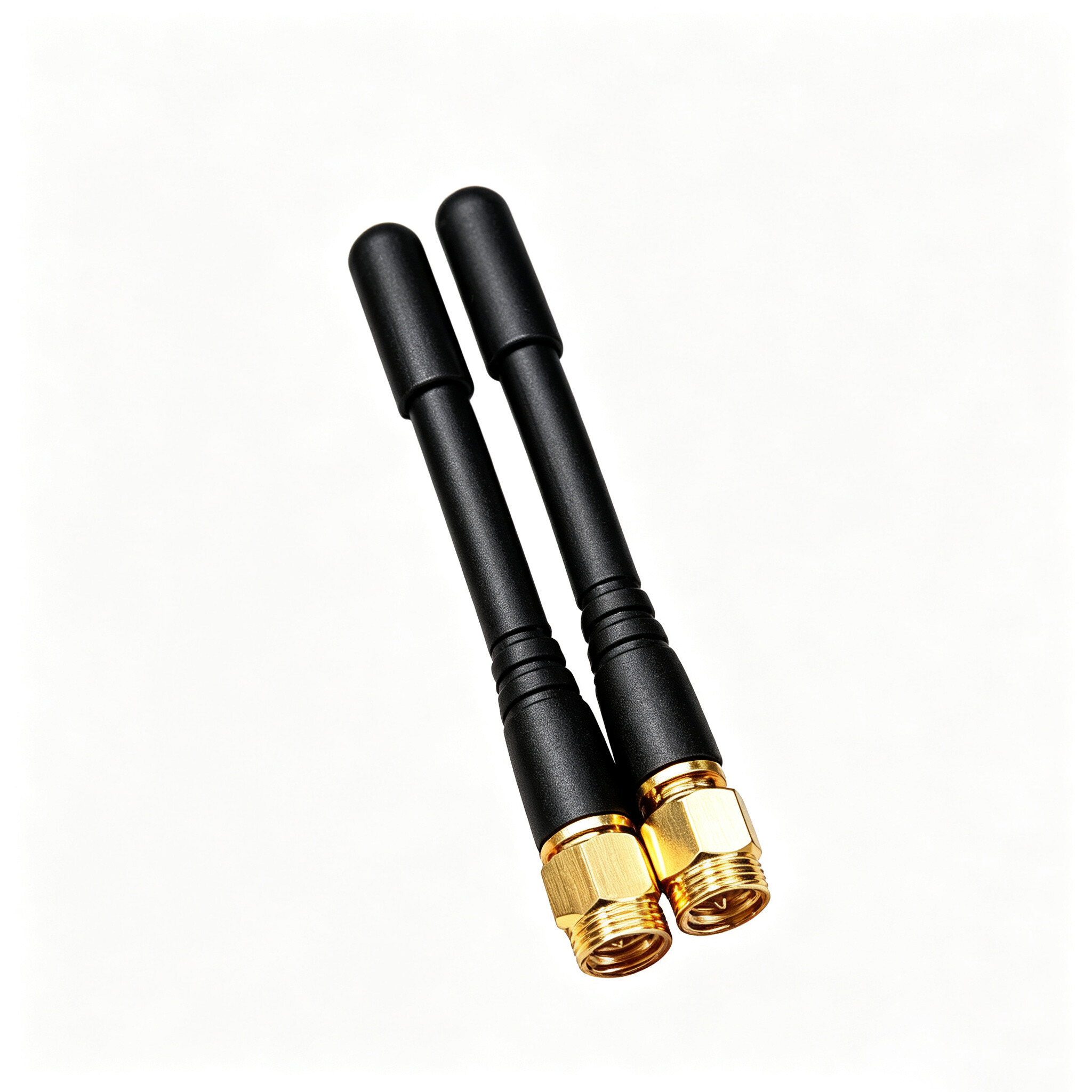 ZKT 433MHz 70mm Rubber Duck Antenna, Omni High Gain Antenna for Walkie Talkie, Router, Camera, WiFi & Bluetooth 2.4G