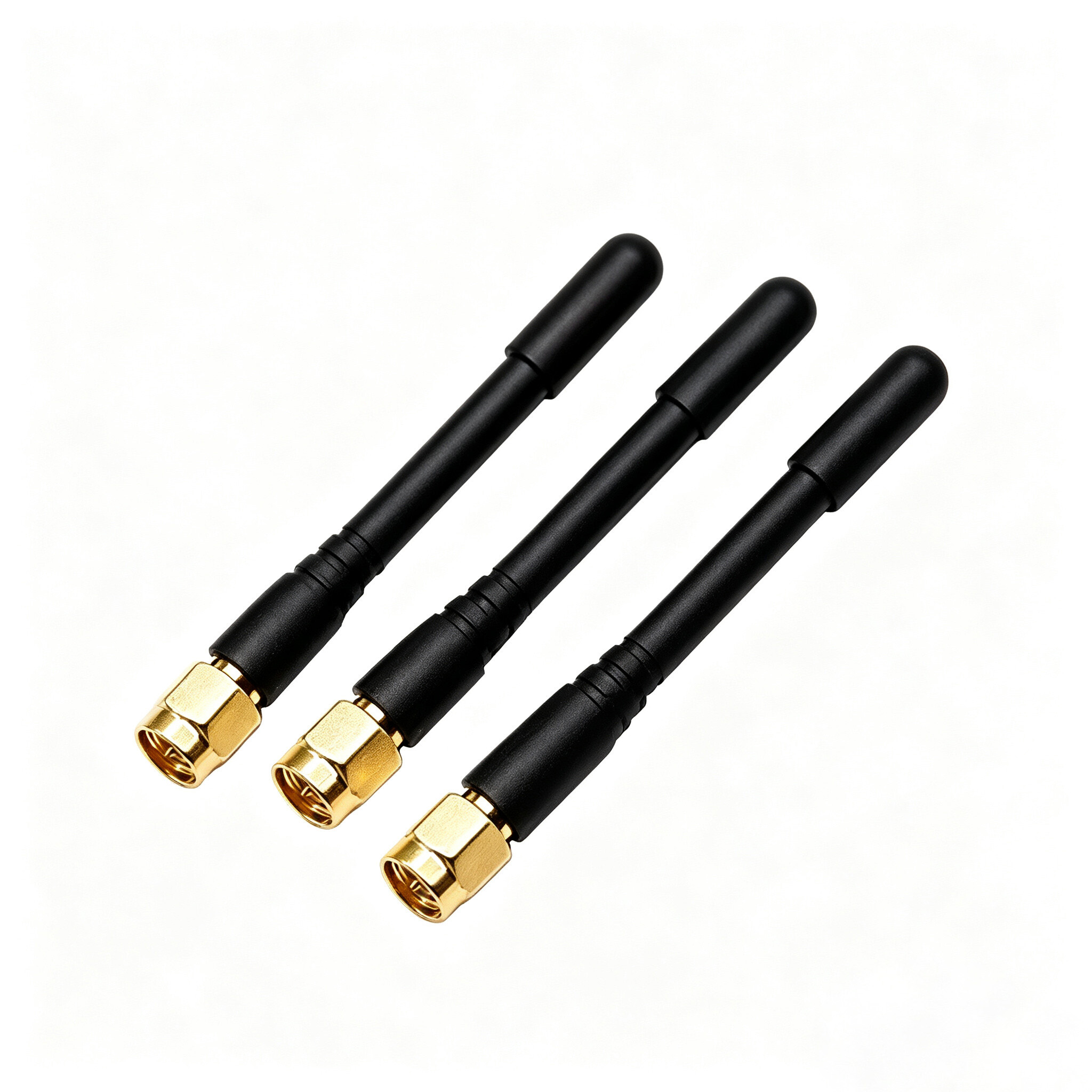 ZKT 433MHz 70mm Rubber Duck Antenna, Omni High Gain Antenna for Walkie Talkie, Router, Camera, WiFi & Bluetooth 2.4G