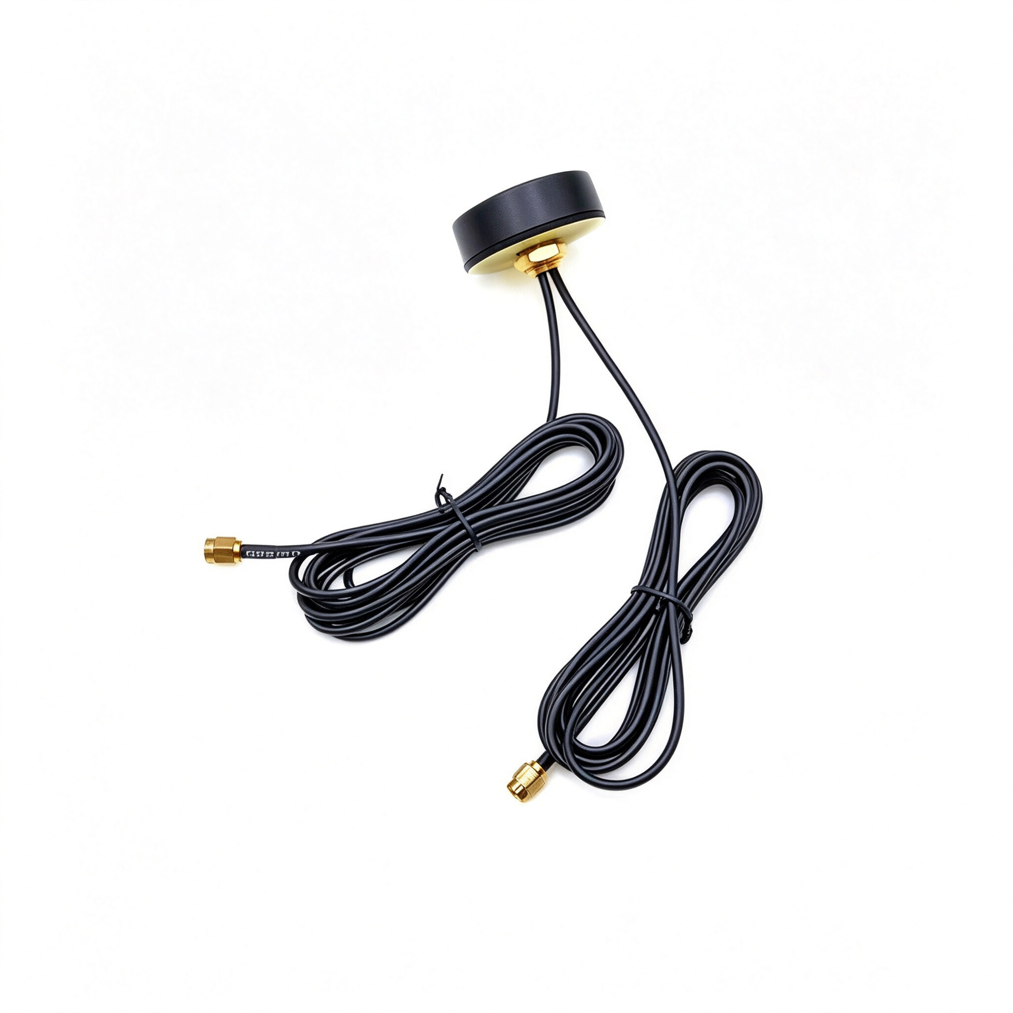 ZKT 4G WiFi GPS Combo Antenna, High‑Gain Waterproof Mushroom Antenna, Circular Cabinet Mount 