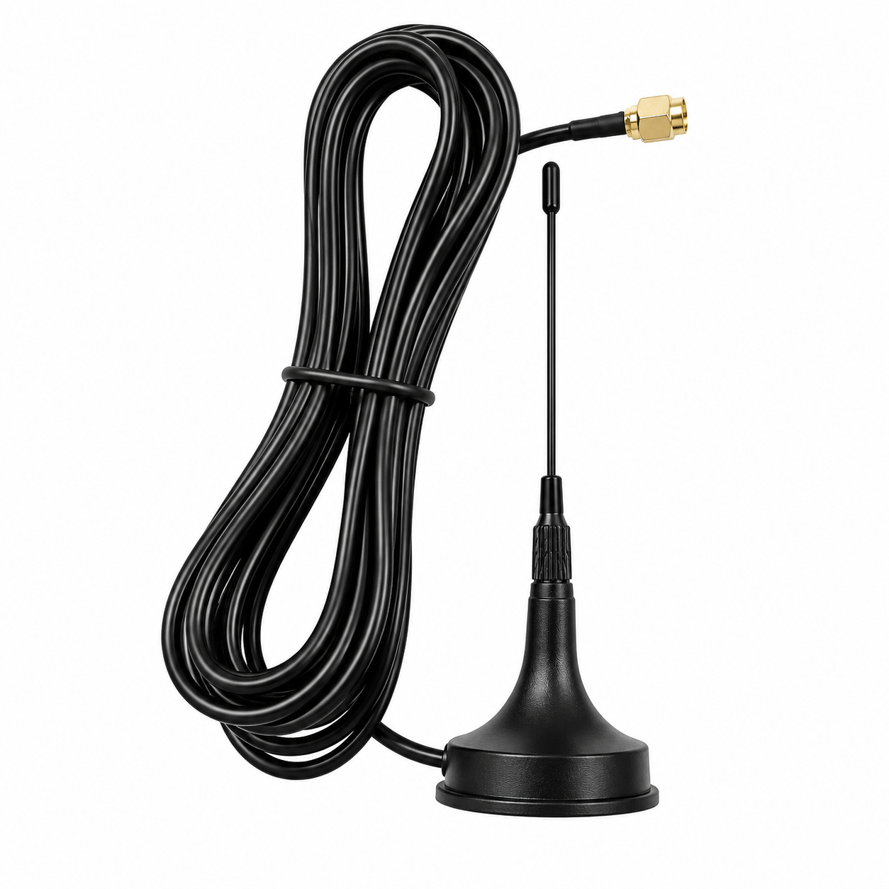 ZKT Magnetic Suction Cup Antenna 433-860MHZ TV/Car Antenna Cable With SMA Connector