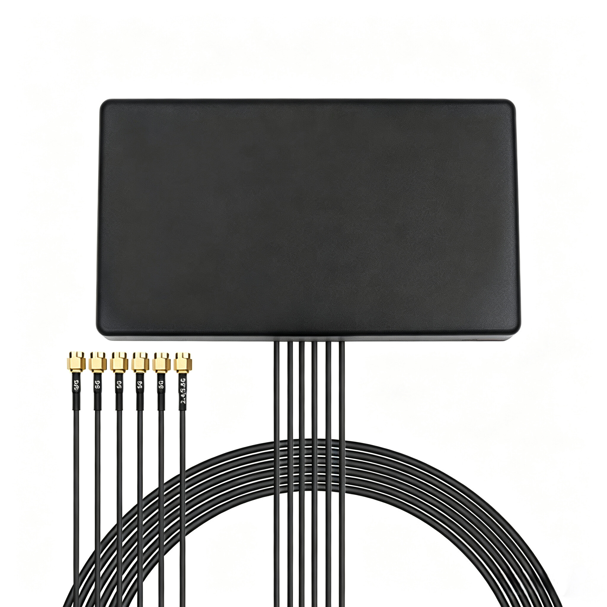 ZKT 5G Dual Band 4G 3G Vertical6-in-1 Combination Puck Antenna Full-Band 600-6000MHz 5dBi Gain WIFI Male 