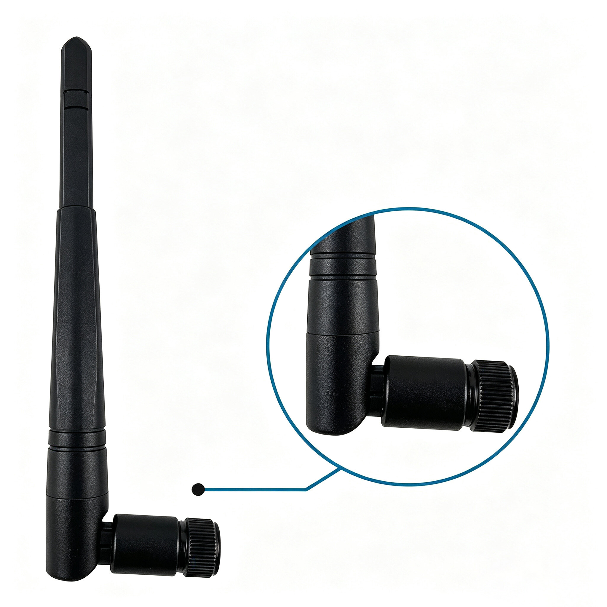 ZKT Long Range 2.4GHz WiFi Antenna,SMA Male Connector for WiFi Wireless IP Security Camera