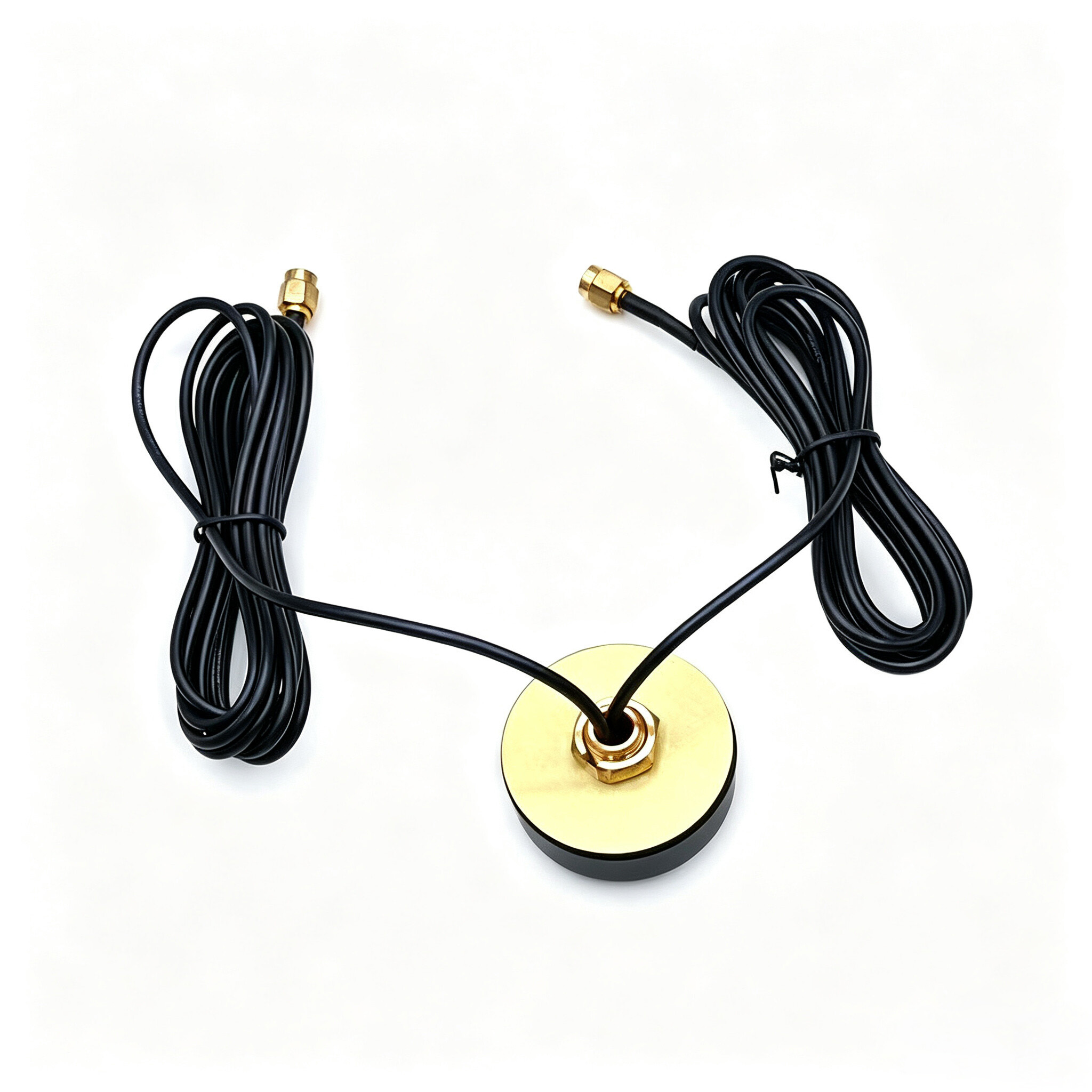 ZKT 4G WiFi GPS Combo Antenna, High‑Gain Waterproof Mushroom Antenna, Circular Cabinet Mount 