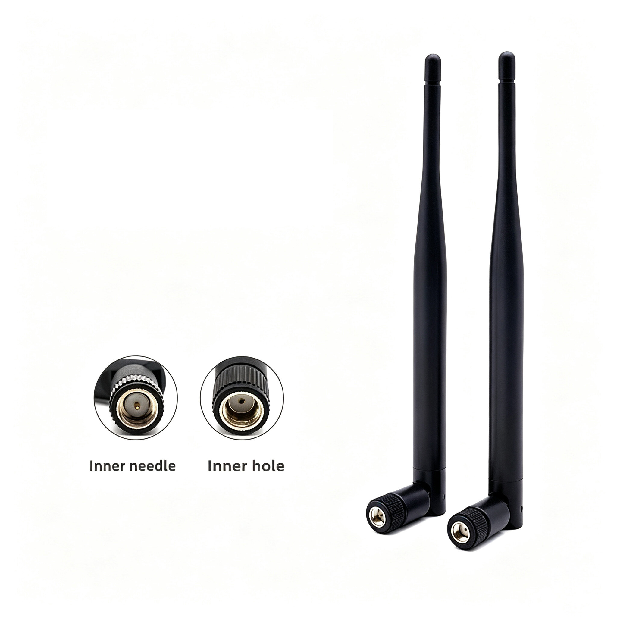 ZKT Outdoor 433MHz WiFi Antenna Rubber Duck Antenna External WiFi Bluetooth Antenna for Router & Wireless Network Adapter