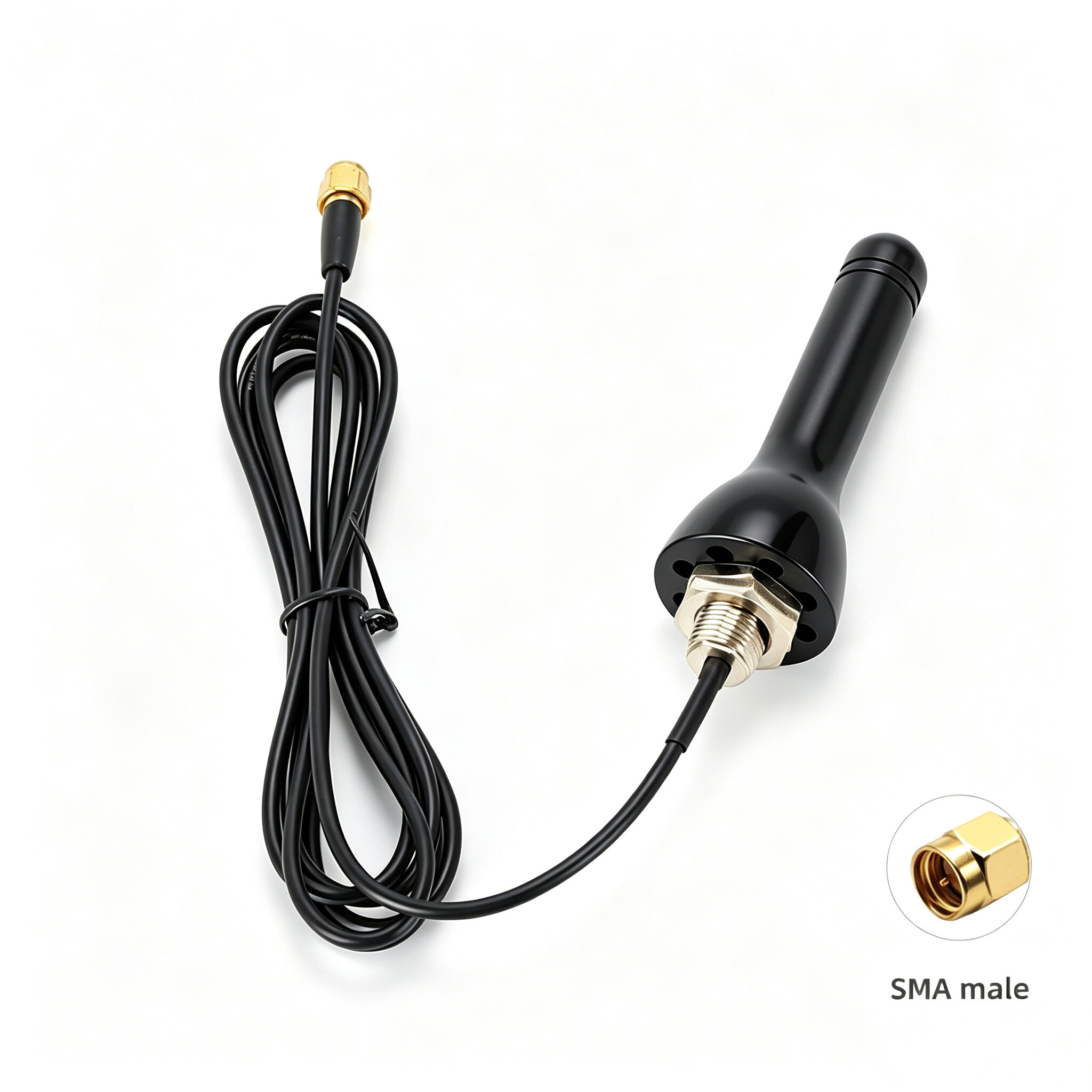 ZKT Full Band High Gain Waterproof Omnidirectional Screw Mount Outdoor Cabinet GSM Wifi 4G LTE Cellular Antenna