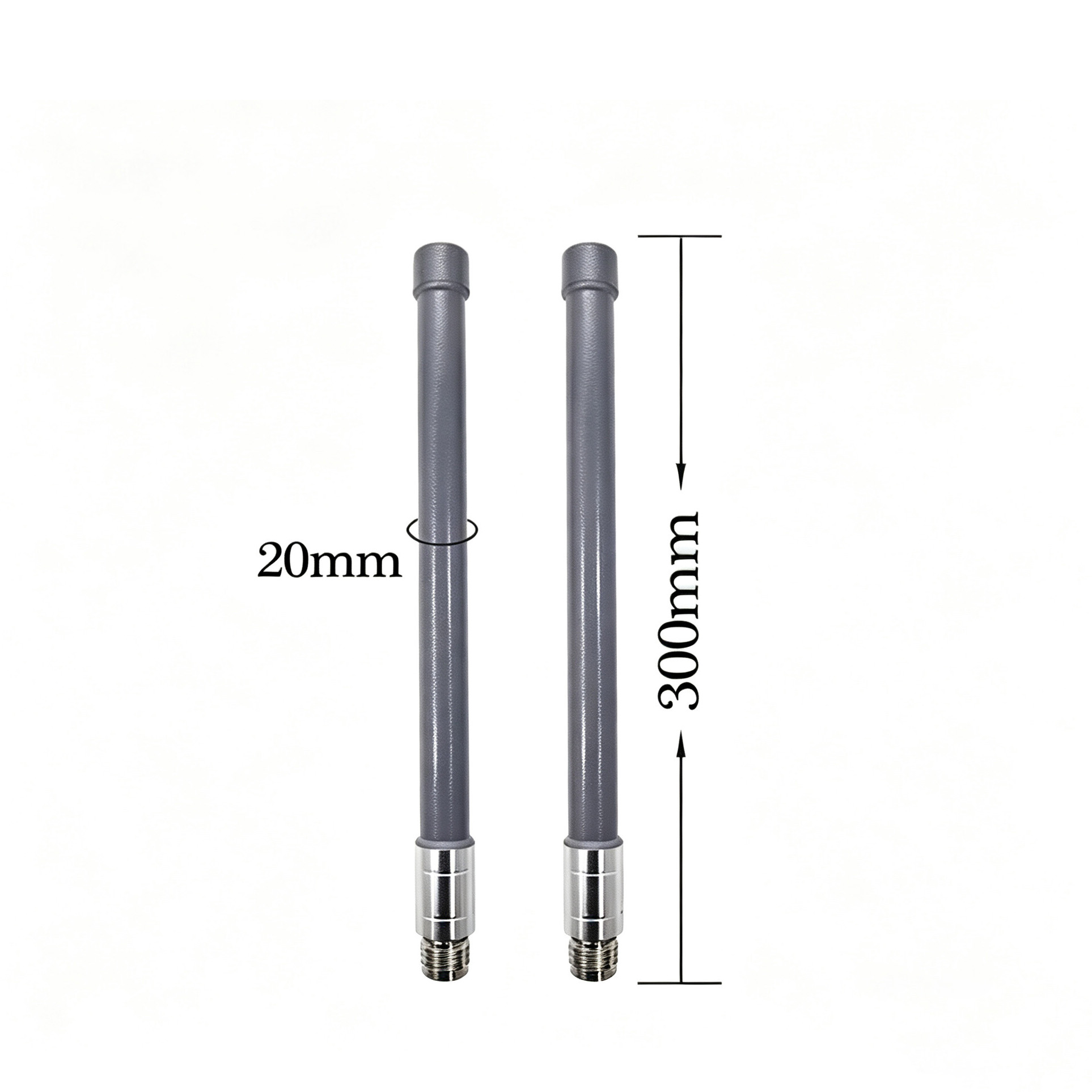 ZKT Outdoor 868MHz 915MHz Omnidirectional Fiberglass Antenna For LoRa Helium NB‑IoT Communication