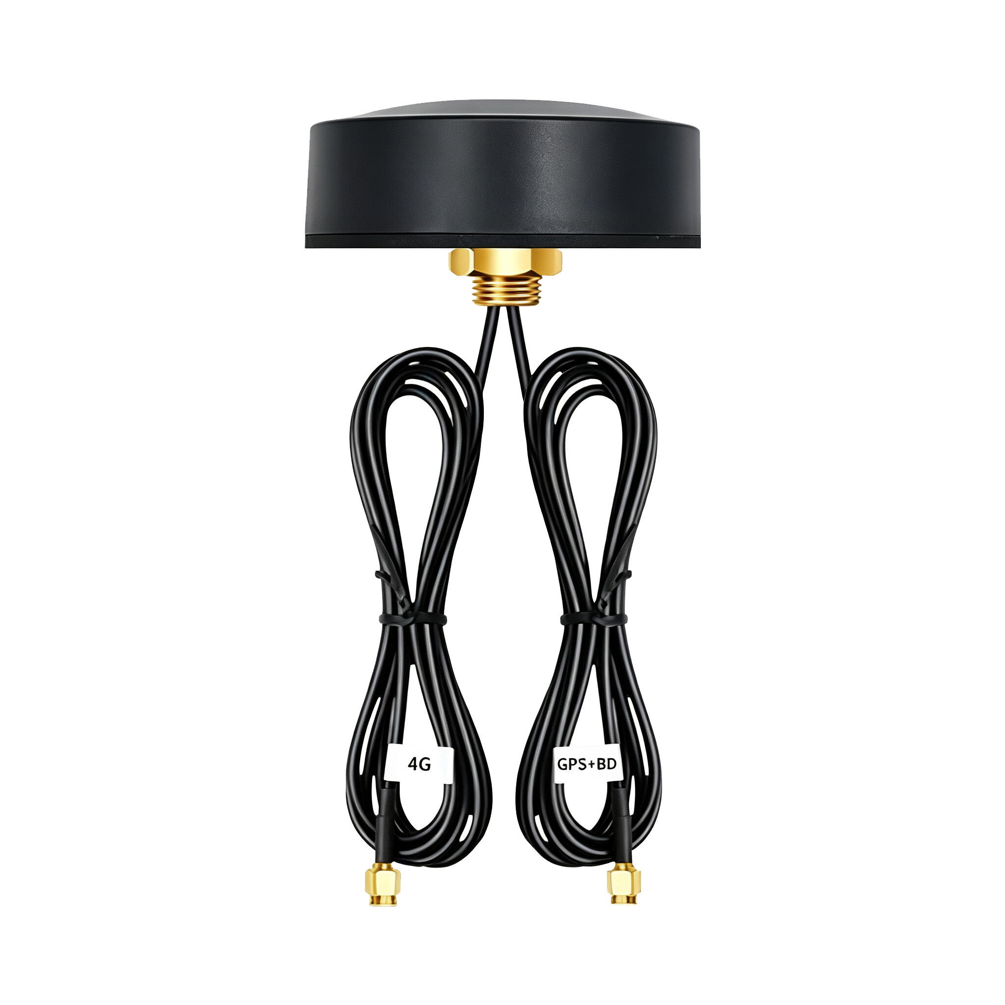 ZKT 4G WiFi GPS Combo Antenna, High‑Gain Waterproof Mushroom Antenna, Circular Cabinet Mount 