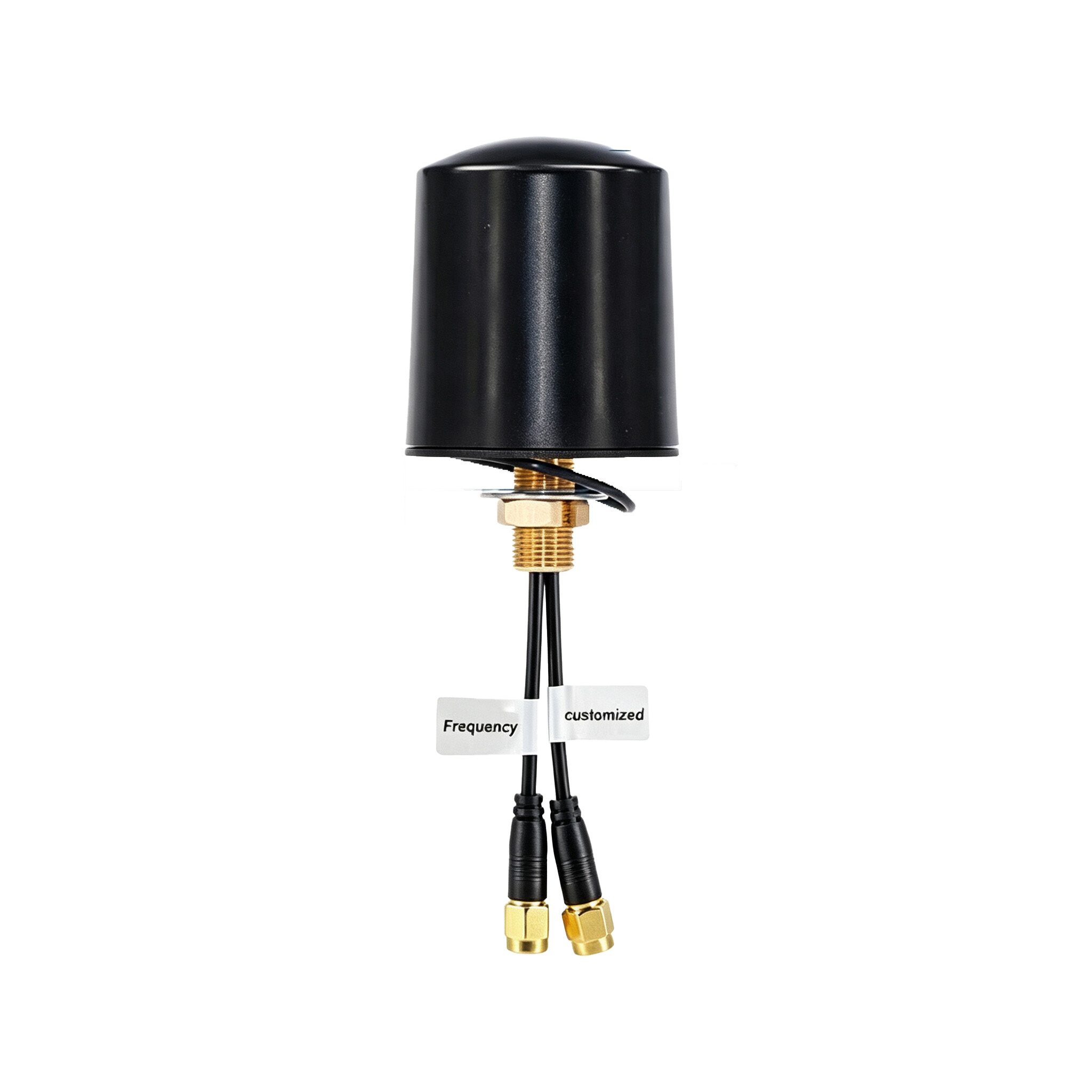 ZKT Waterproof Combo Combination Cabinet Antenna Outdoor Screw Mount High Gain Omni-Directional 2-in-1 GPS/WiFi/ LTE 4G