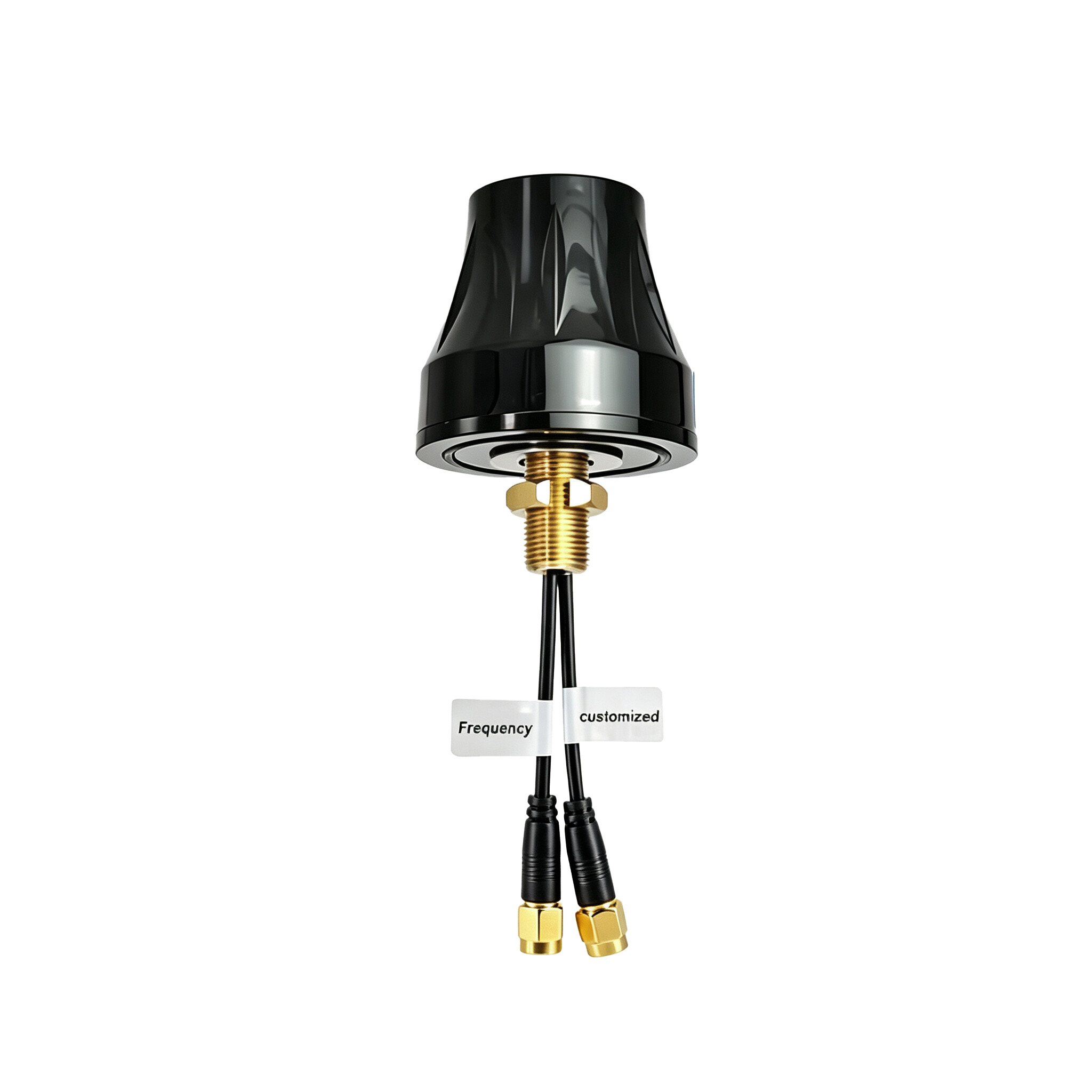 ZKT Custom High Gain Waterproof Screw Mount Omni-Directional GPS 4G 2-in-1 Combo Antenna for Outdoor
