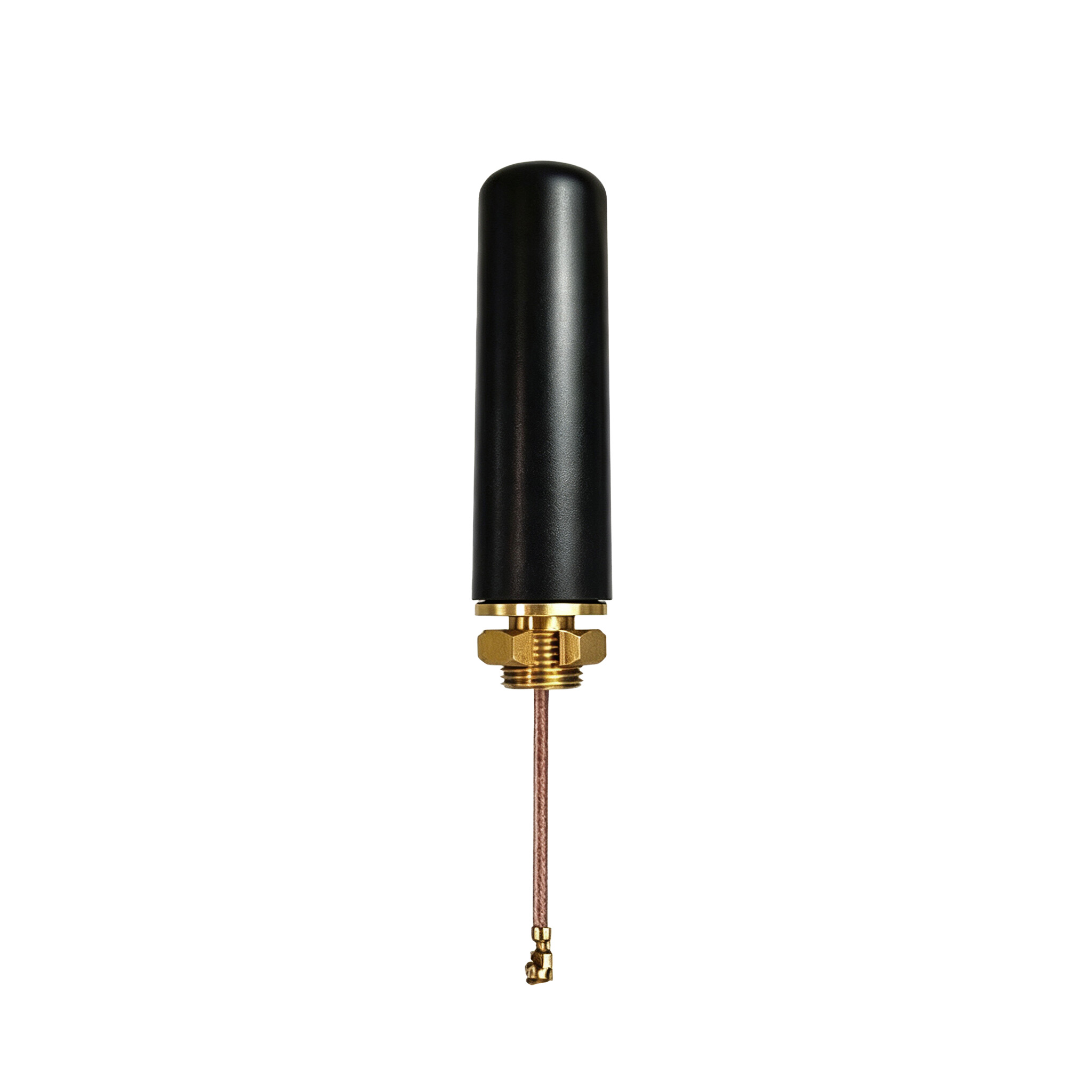 ZKT Dual-Band 4G LTE & GPS GNSS Waterproof Low-Profile Screw Mount Combination Puckl Antenna with RG174 & for Connectors