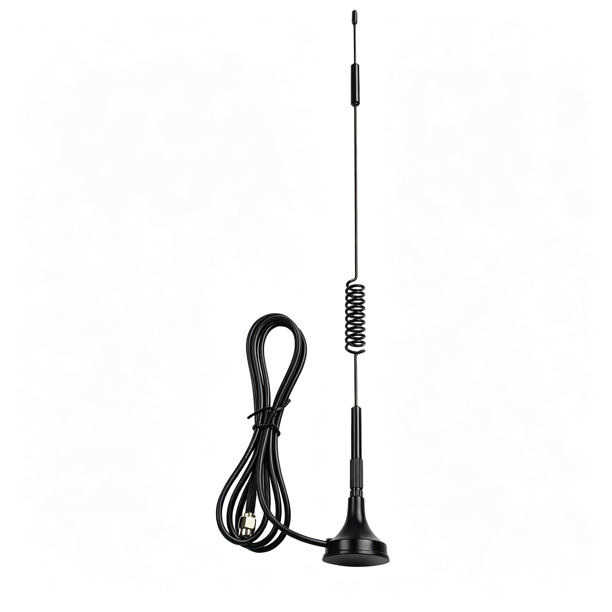 ZKT 4G LTE Spring Antenna SMA Male Connector Compatible with CB Radio Amateur Radio Car Mobile Radio 