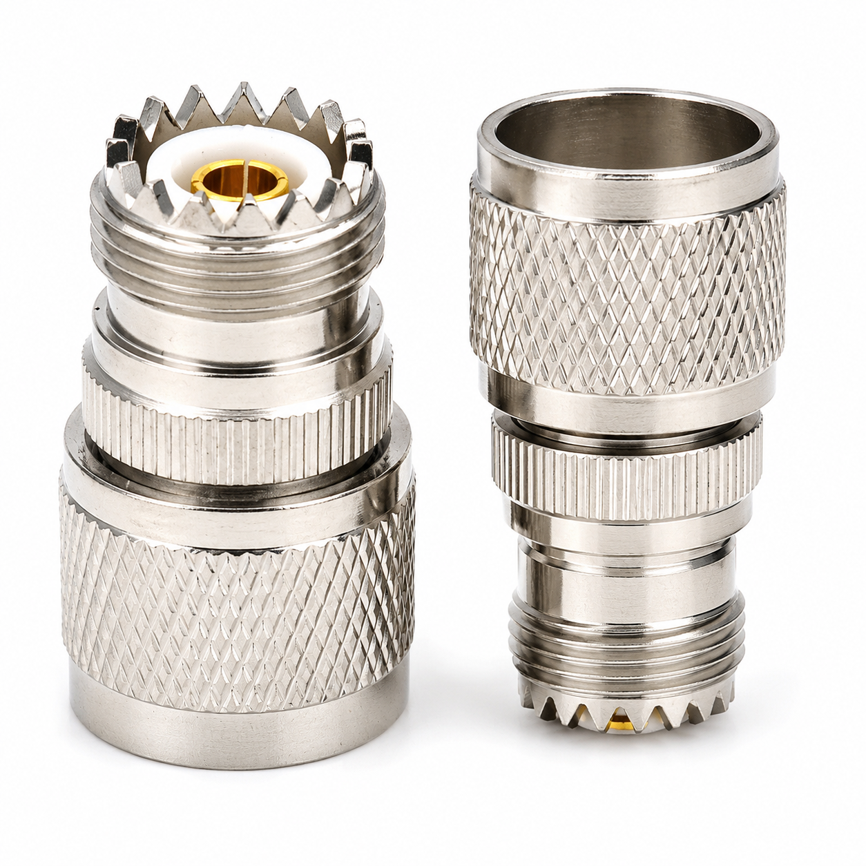 ZKT N Type Male to UHF Female RF Coaxial Adapter Antenna Connector