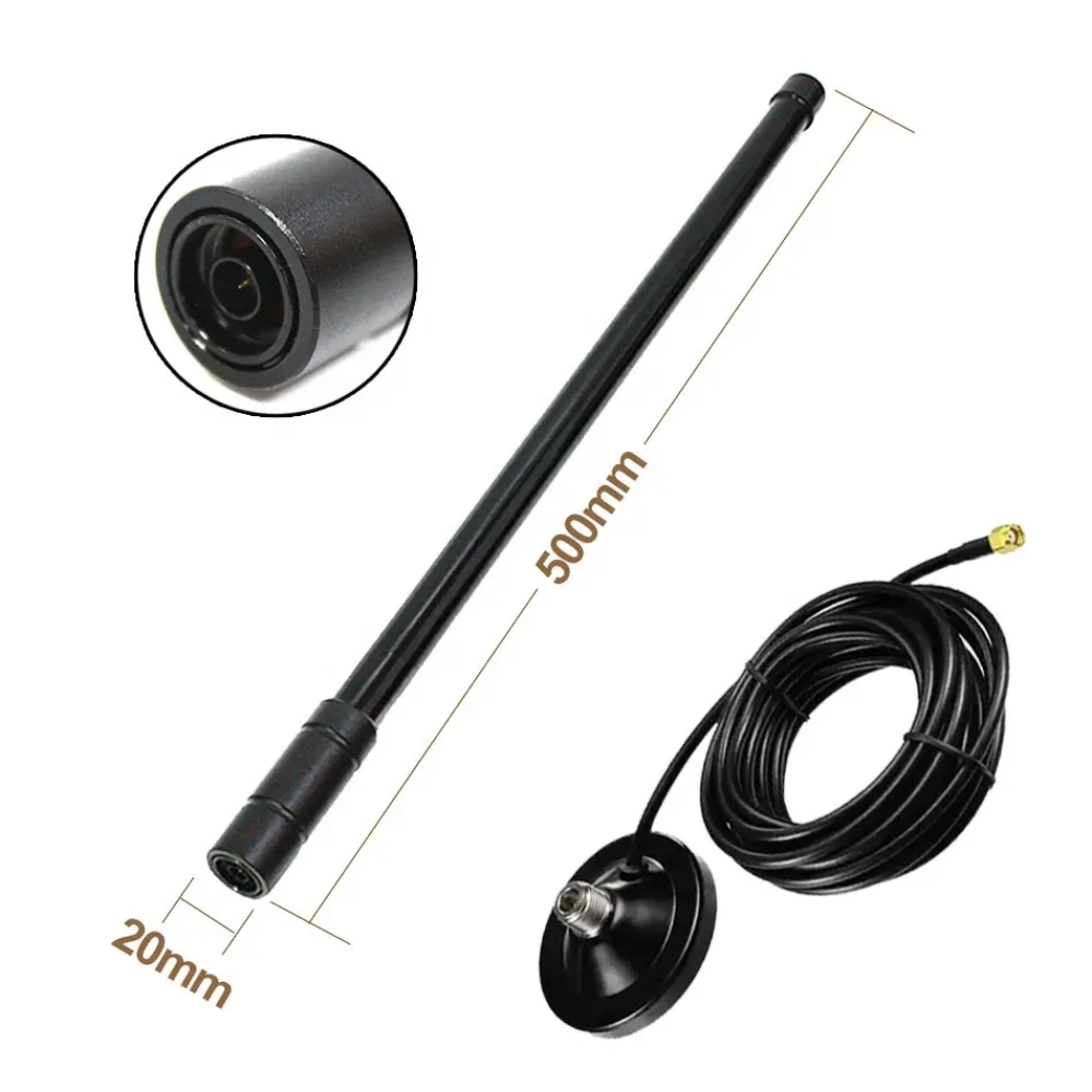 ZKT High Gain Fiberglass Antenna 868MHz 915MHz Omni Directional Weather Resistant For Agricultural Monitoring