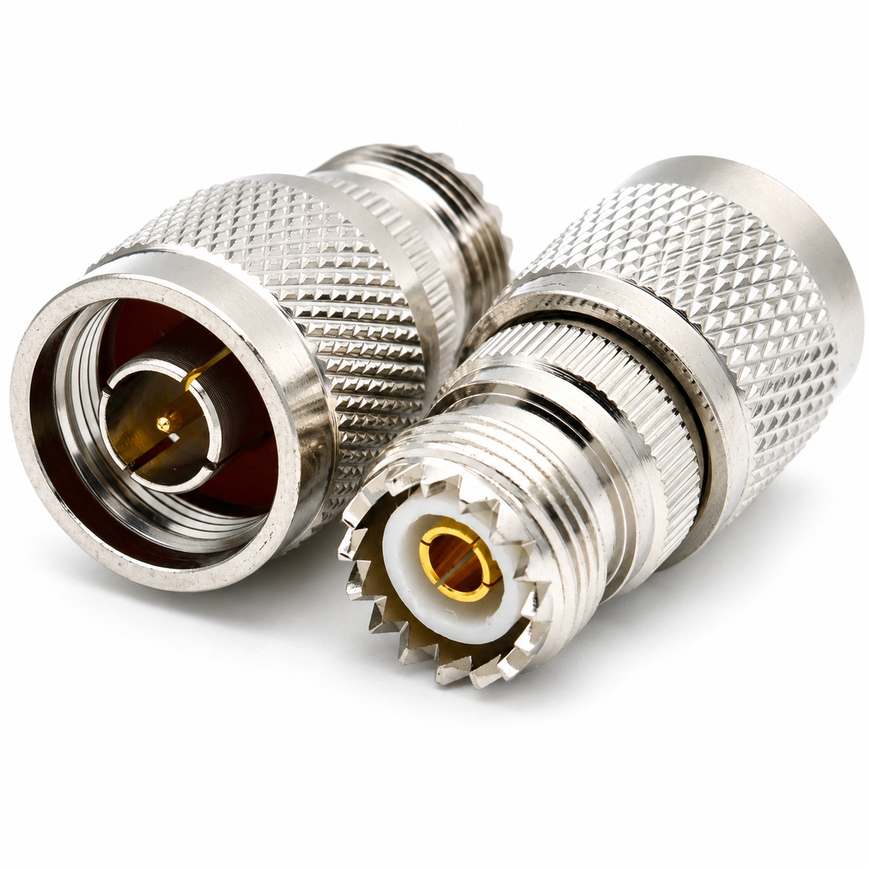 ZKT N Type Male to UHF Female RF Coaxial Adapter Antenna Connector
