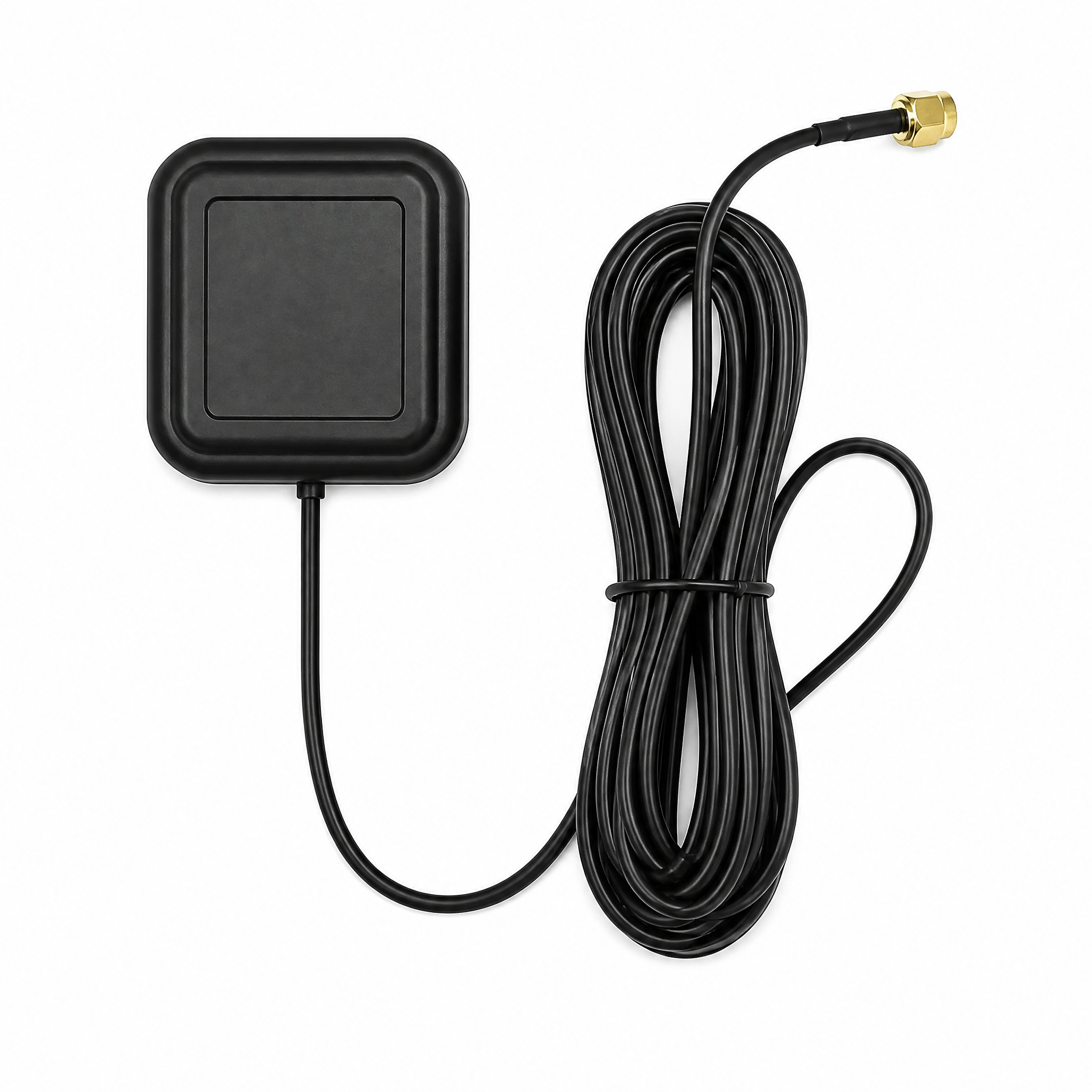 ZKT Mini High-Precision GNSS L1+L5 Dual-Frequency Active Antenna, SMA-J Connector, Supports Multi-GNSS Positioning Systems