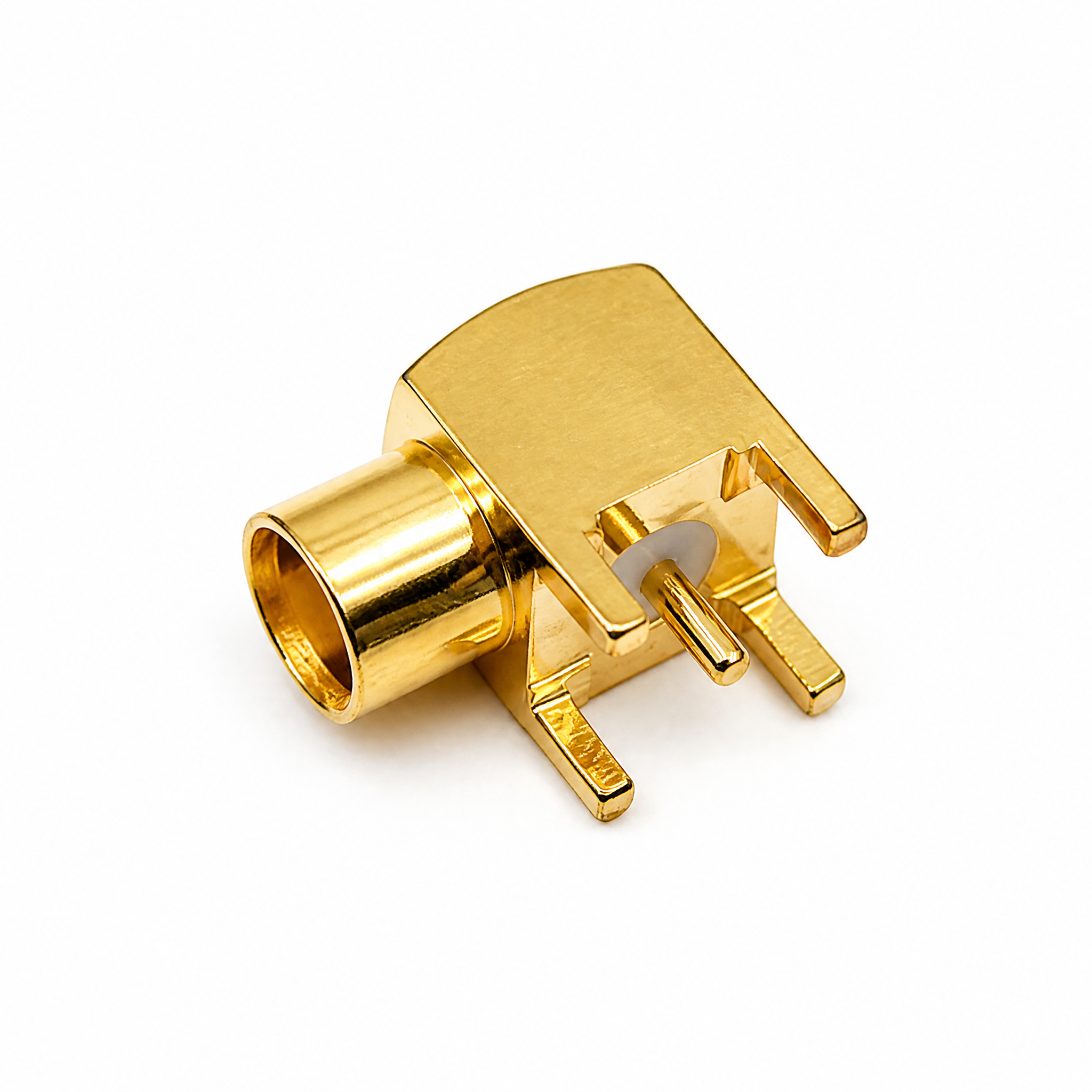 ZKT MCX Female Right Angle PCB Mount RF Connector 50 Ohm