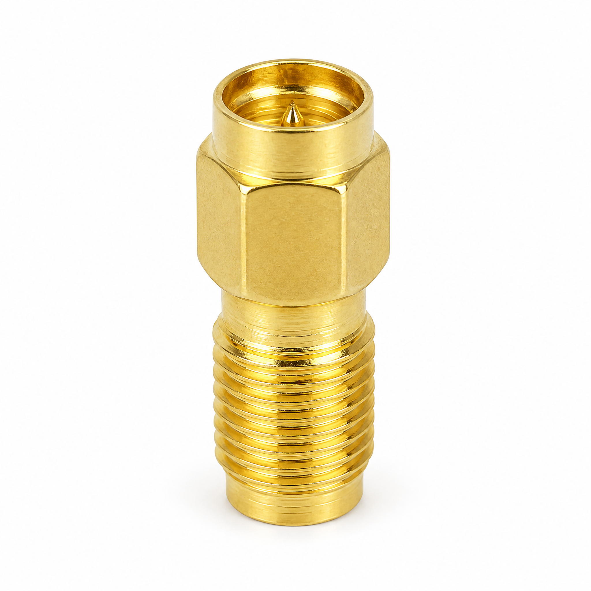 ZKT SMA Male to SMA Female Low Loss RF Adapter Low Loss Coaxial Antenna Connector