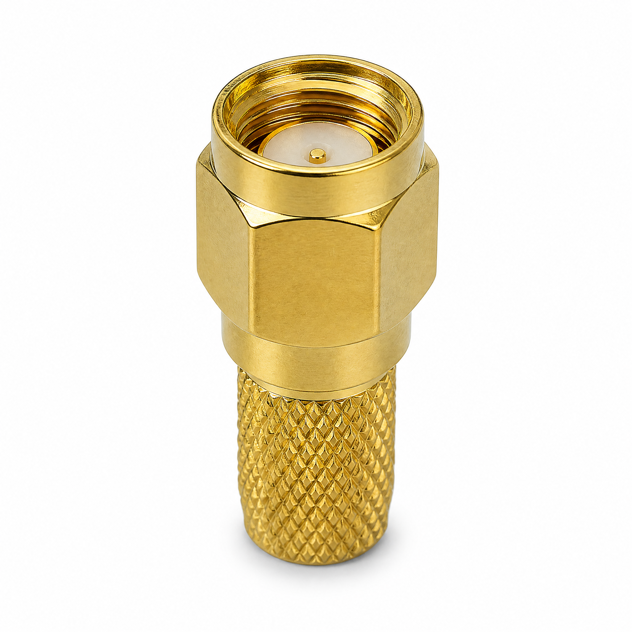 ZKT SMA Male Straight Crimp RF Connector designed for RG58 Coaxial Cable RF Connector