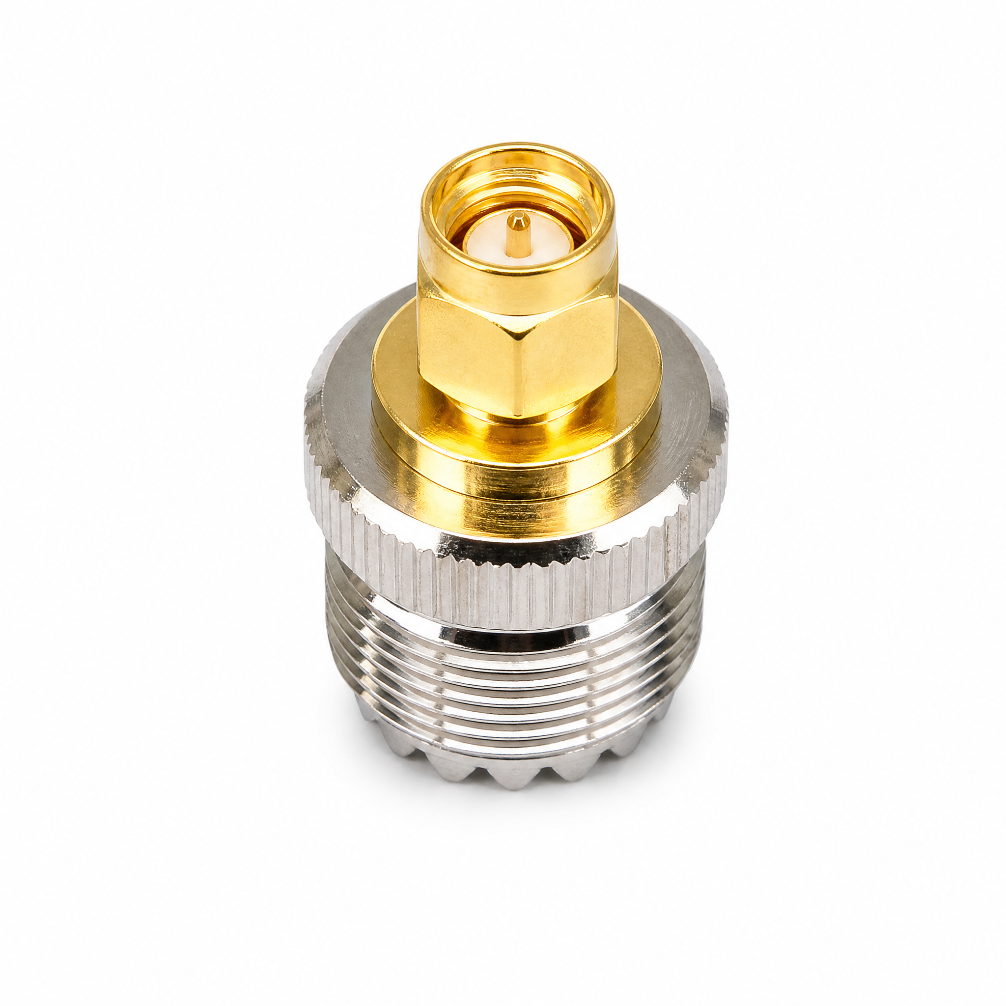 ZKT SMA Male to UHF Female RF Coaxial Adapter Connector