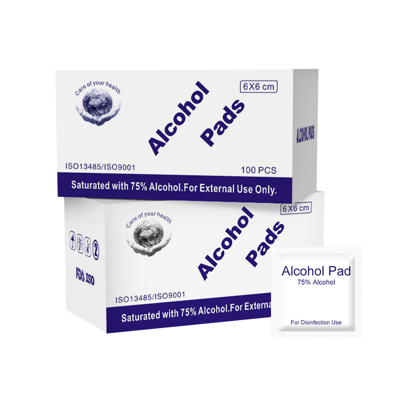 alcohol pads 1 box/100 pcs