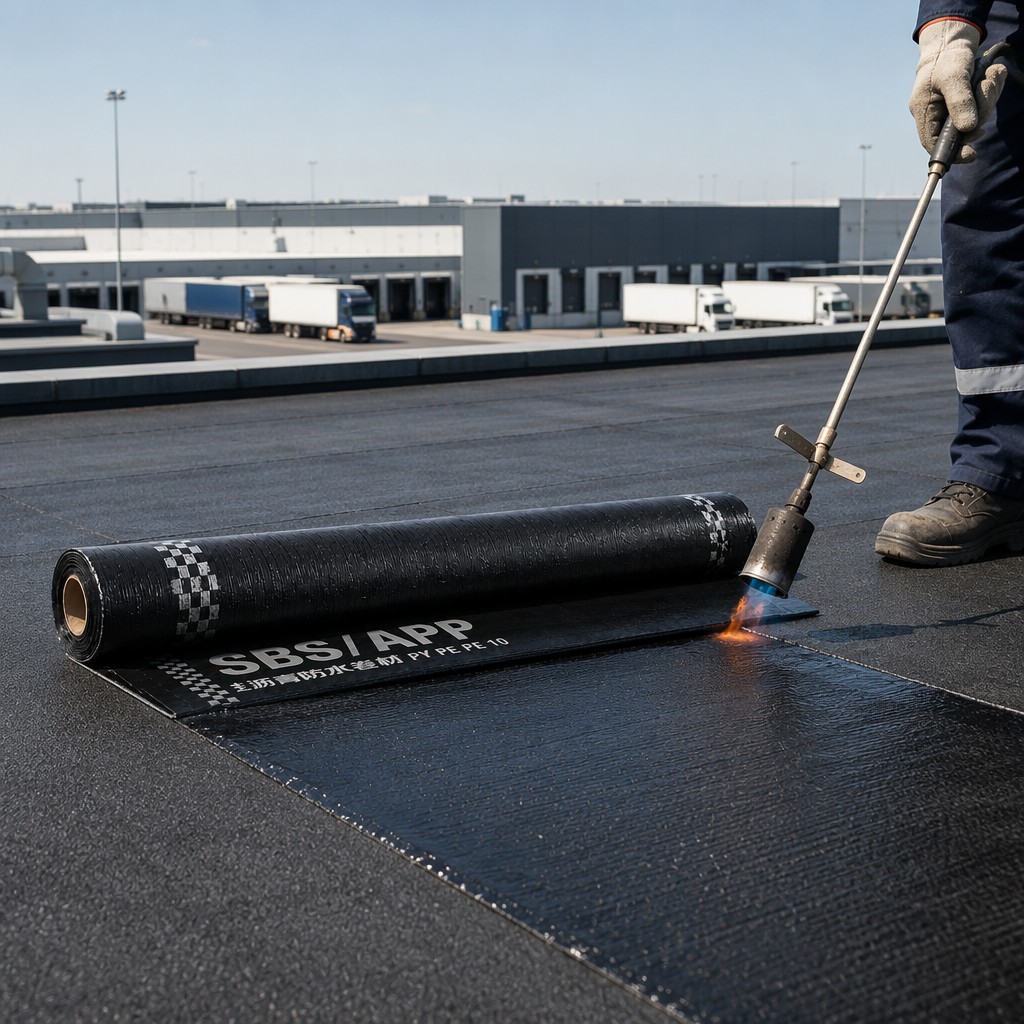 PE Film Torch-On Bitumen Waterproof Membrane