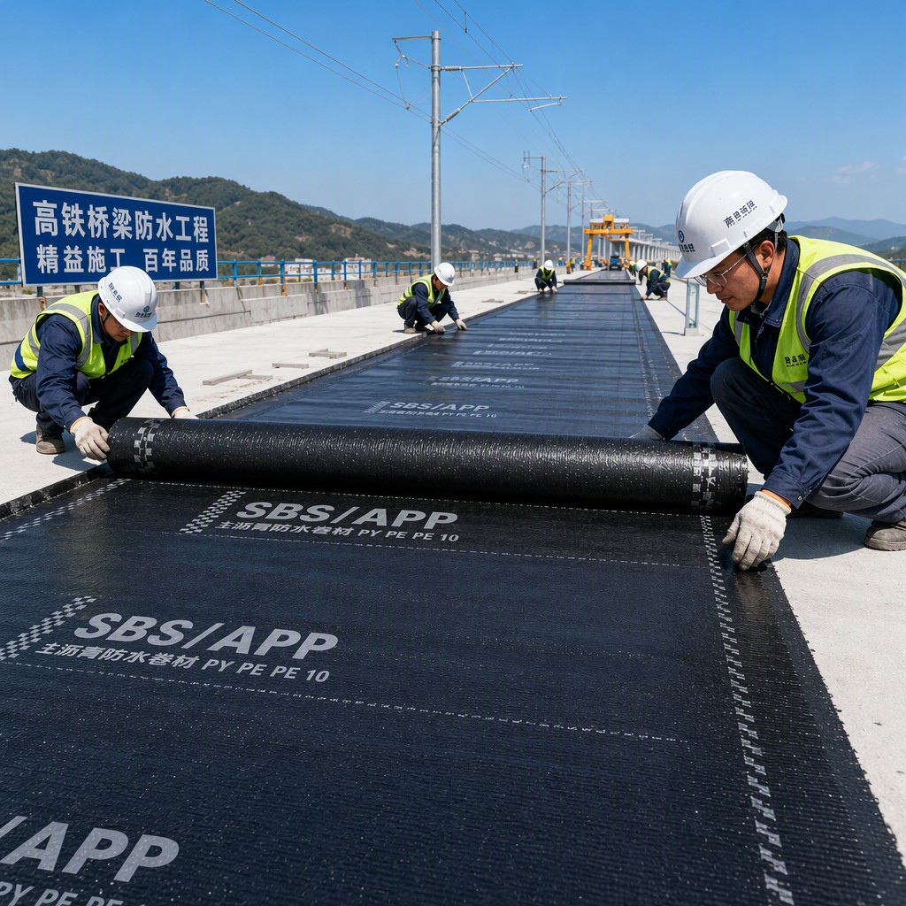 PE Film Torch-On Bitumen Waterproof Membrane