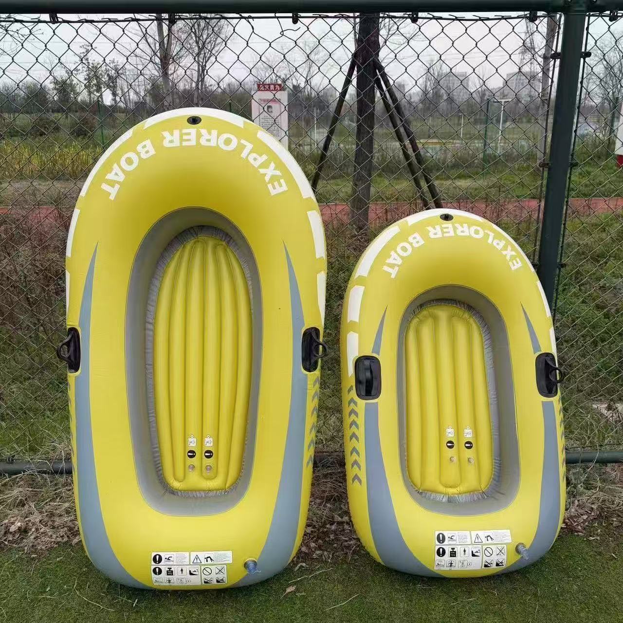 Inflatable Rubber Boat Portable Inflatable Kayak For Water Sports Outdoor Rafting
