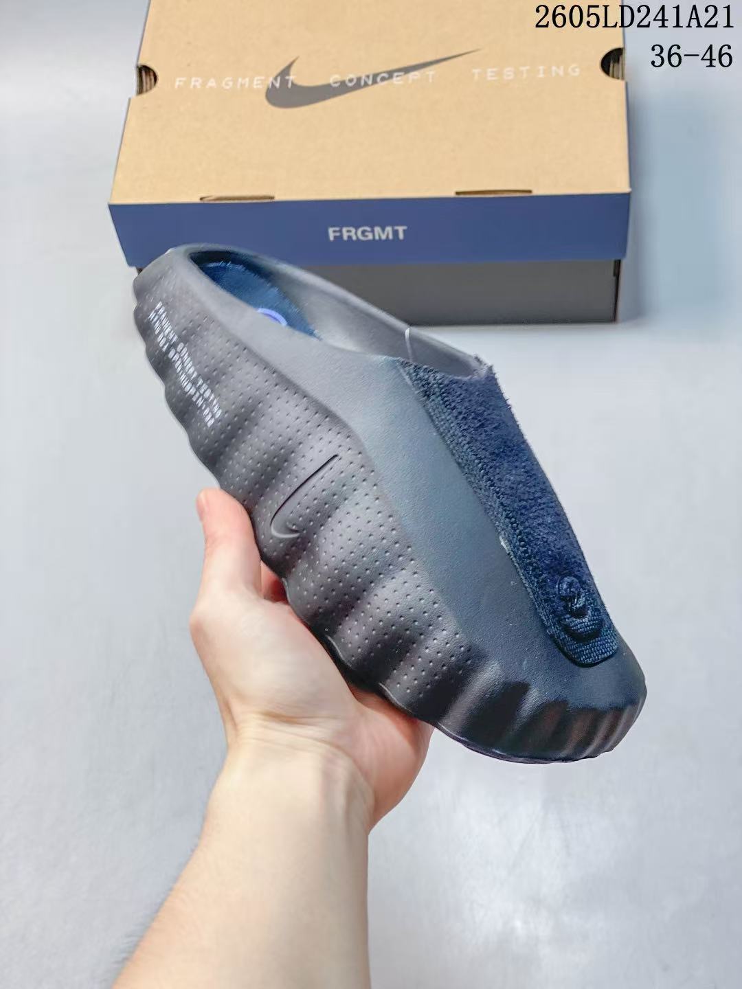 Men Women Cloud Foam Slide Slippers, Off‑White 3D Wave Thick Sole, Metallic Logo, Massage Insole Casual Beach Slides