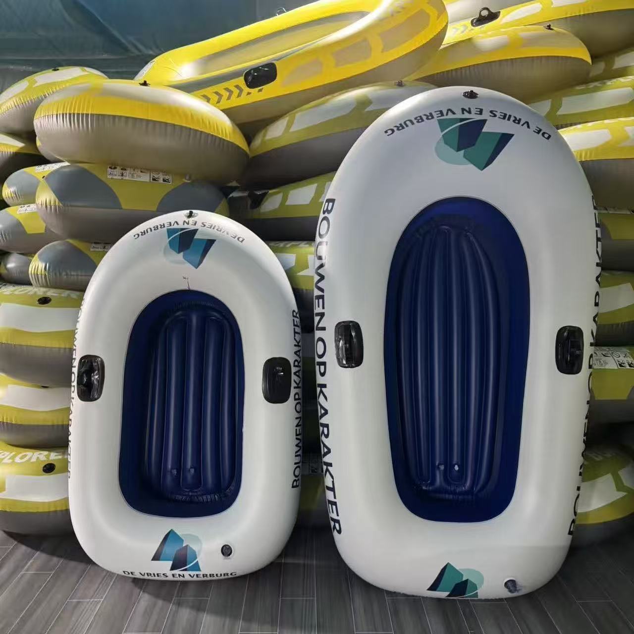 Inflatable Rubber Boat Portable Inflatable Kayak For Water Sports Outdoor Rafting