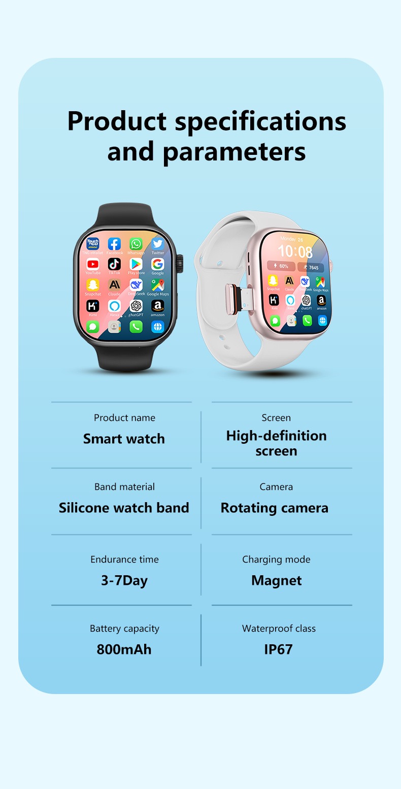 Multifunctional Smart Watch | Bluetooth Call, Heart Rate & Fitness Tracker Waterproof Wristwatch