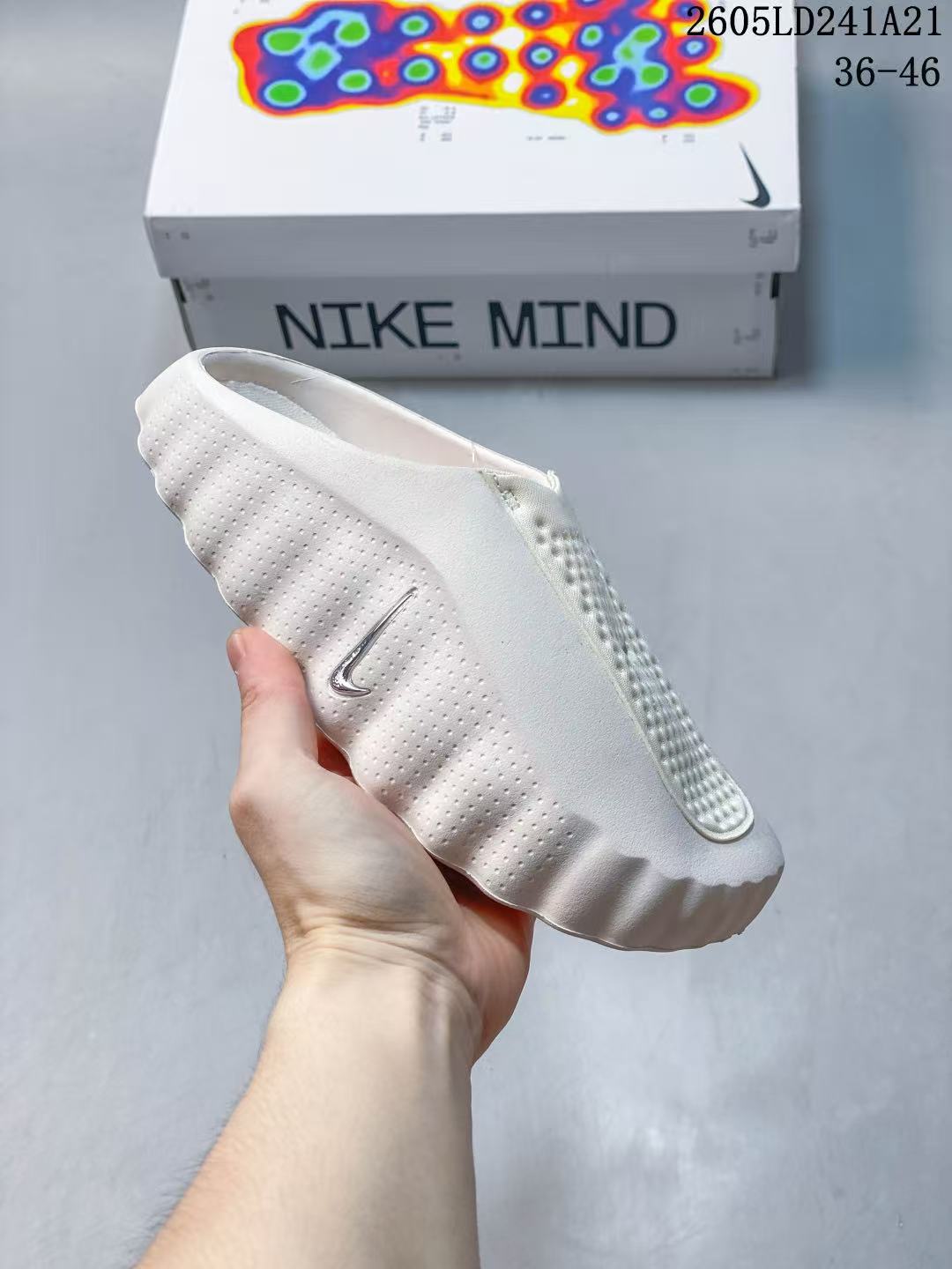 Men Women Cloud Foam Slide Slippers, Off‑White 3D Wave Thick Sole, Metallic Logo, Massage Insole Casual Beach Slides