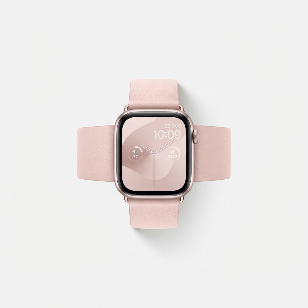 Slim lightpink elegant smartwatch