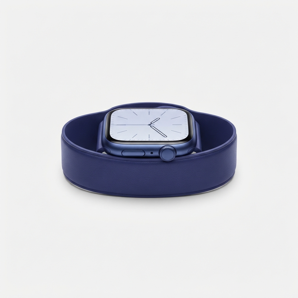 Blueviolet dual-tone smartwatch