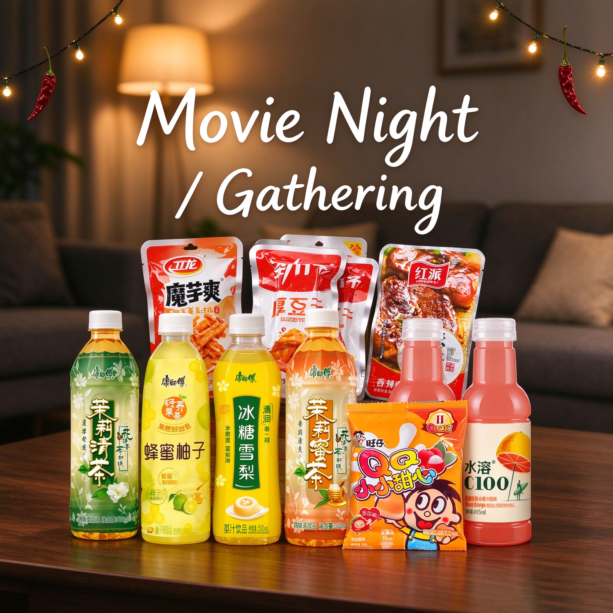 Spicy Snack & Drink Trial Box (18 Pcs) 