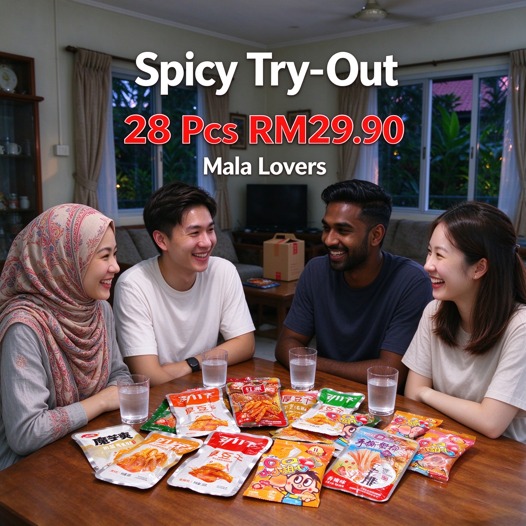 Spicy Try-Out Box (28 Pcs) 
