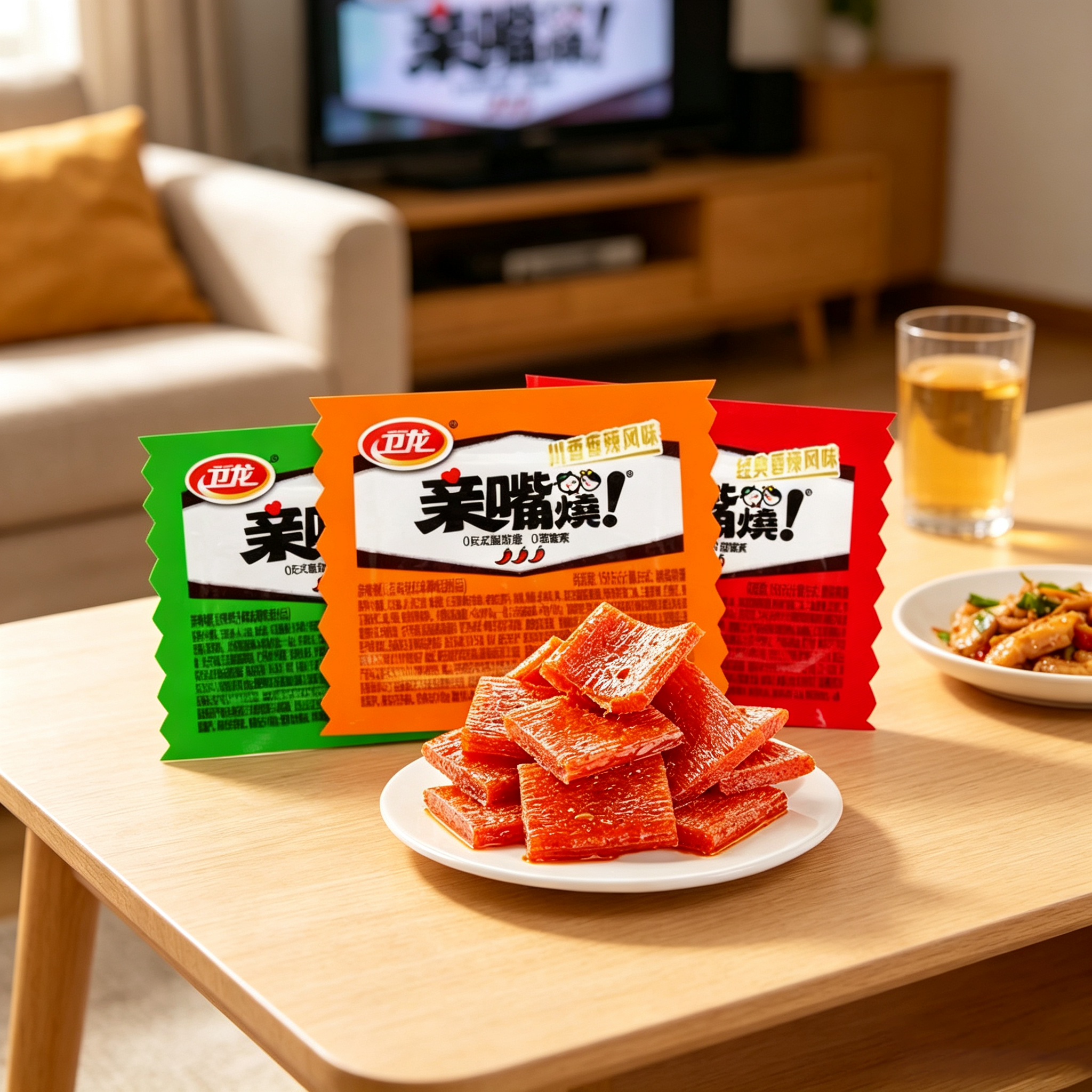 24g Weilong Qin Zui Shao Spicy Gluten Snack